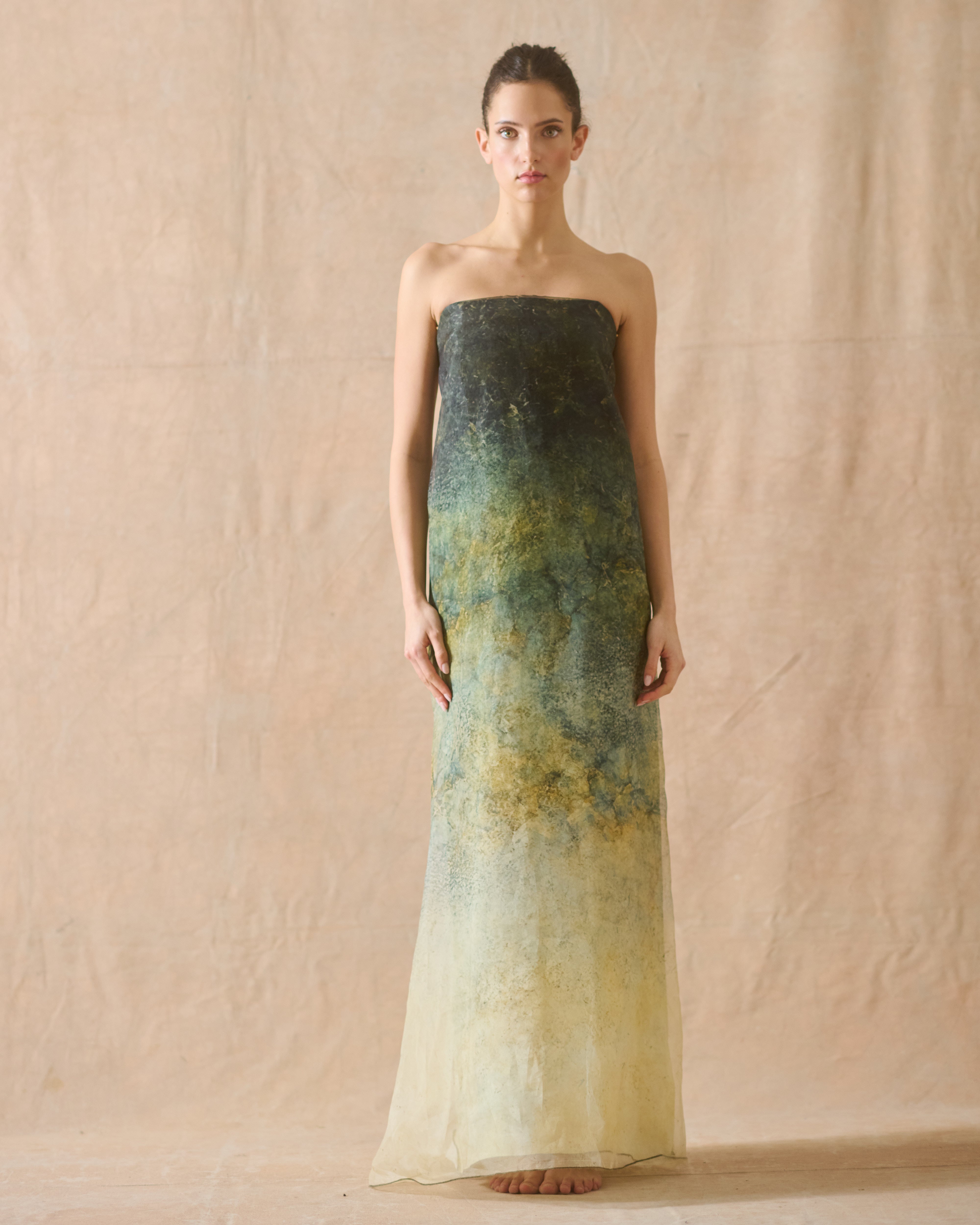 Rustic Silk Aurea Dress - Bayou Rustic Silk Aurea Dress - Bayou