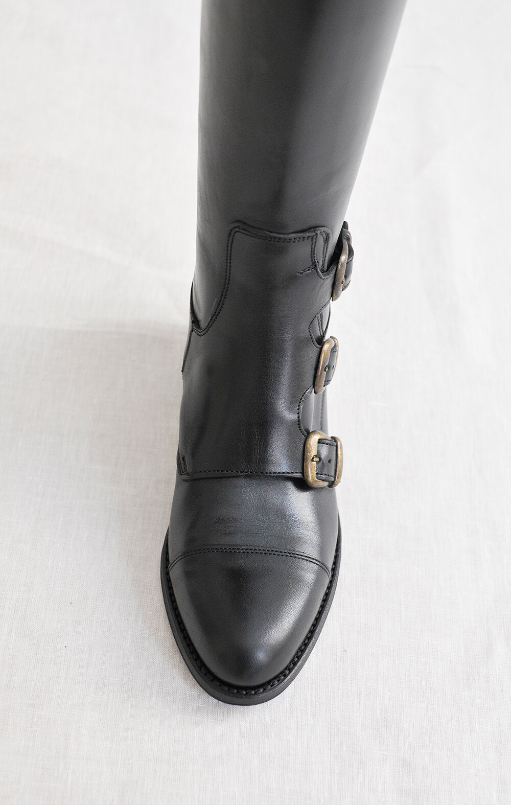 Black Buckles Boots