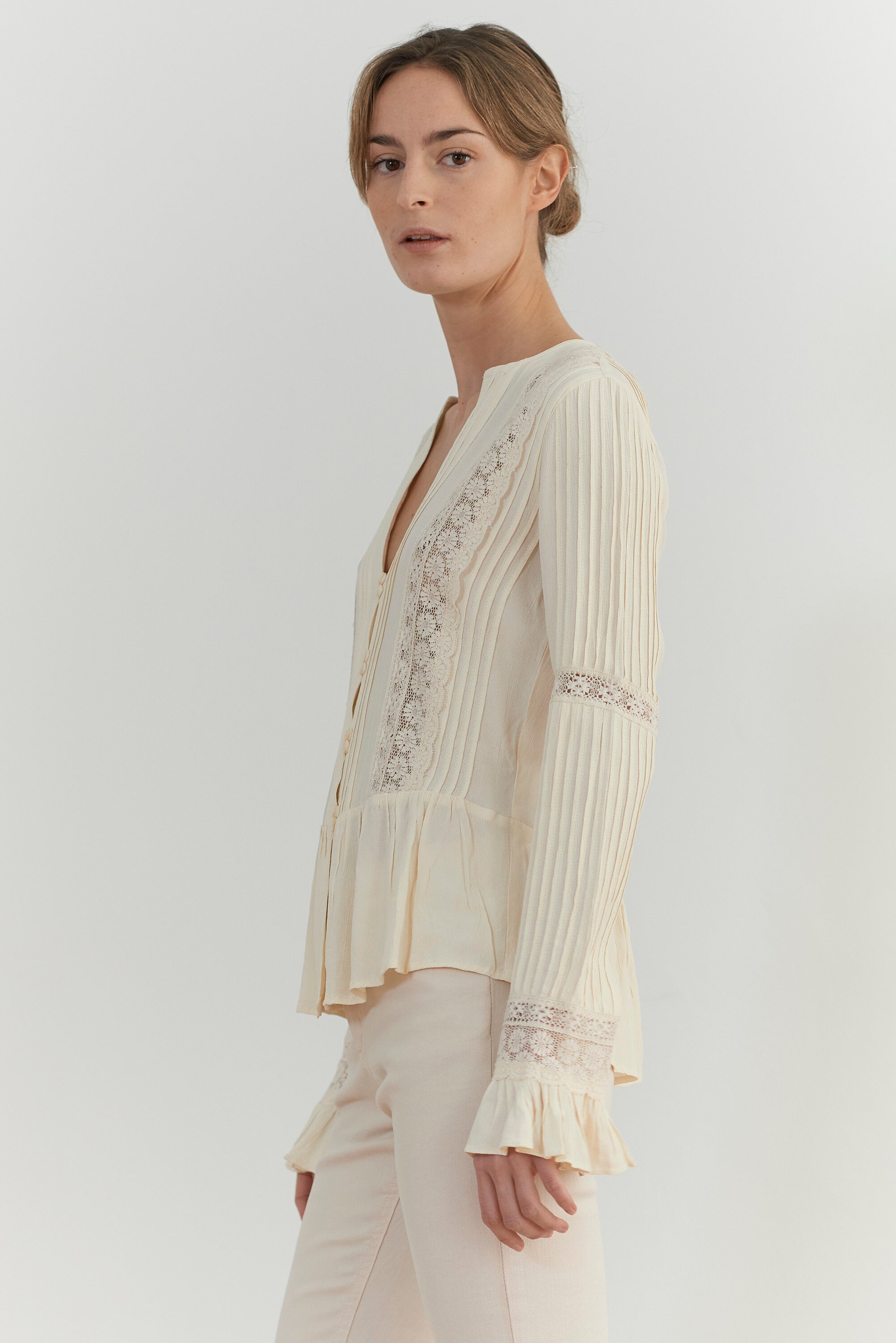 Lizzie Blouse - Natural