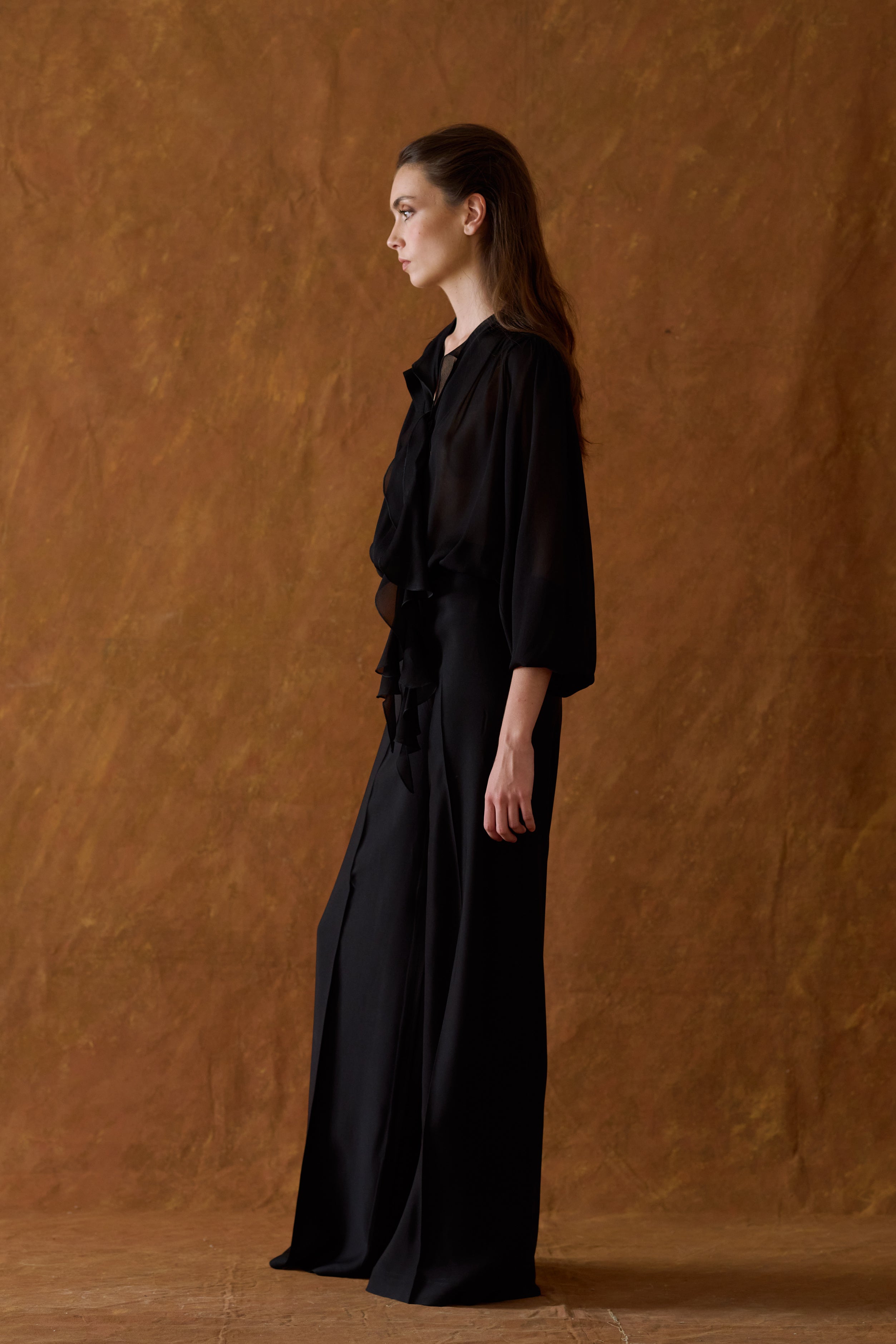 Fine Crepe Pienza Blouse