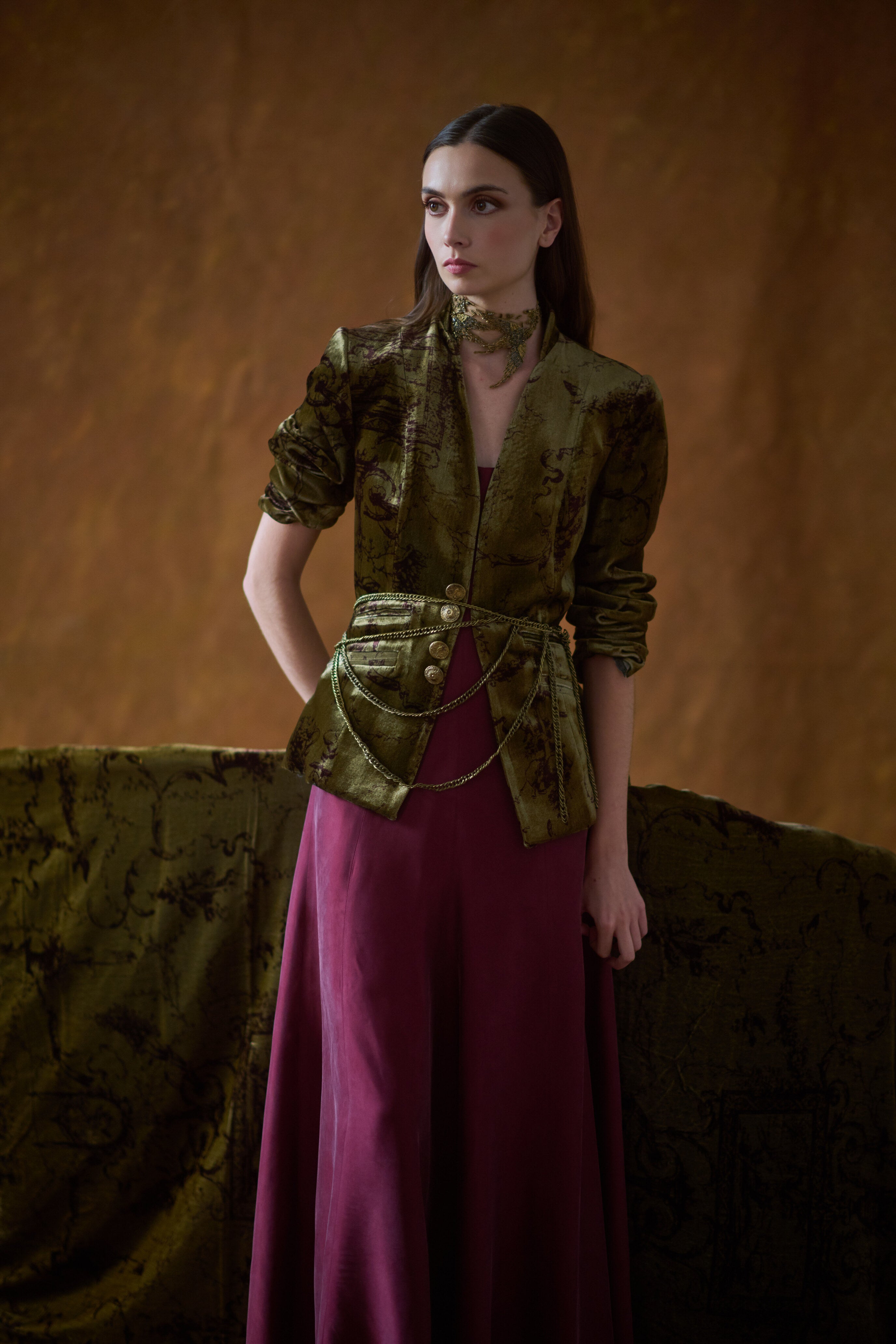 Silk Velvet Sam Jacket