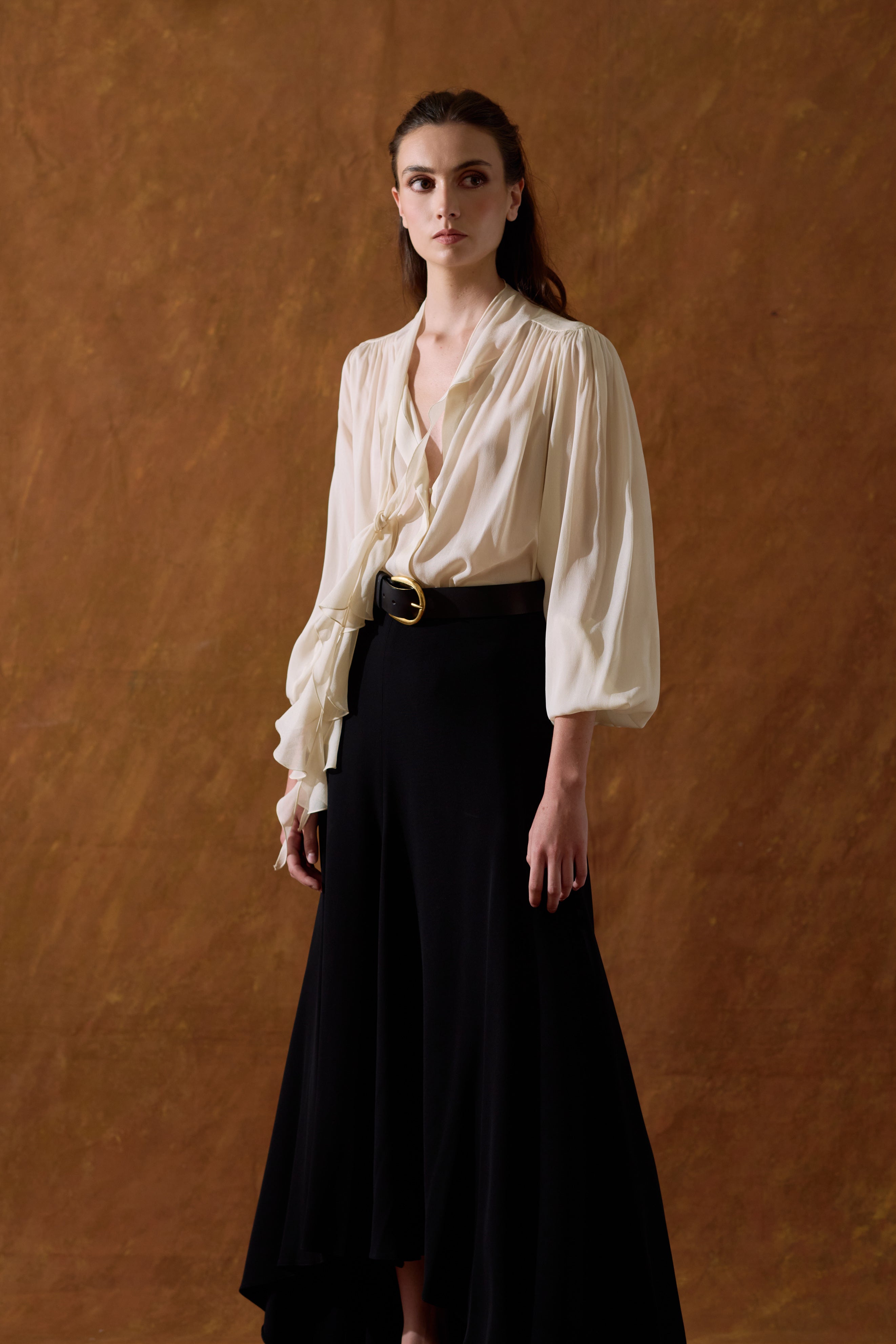 Fine Crepe Pienza Blouse