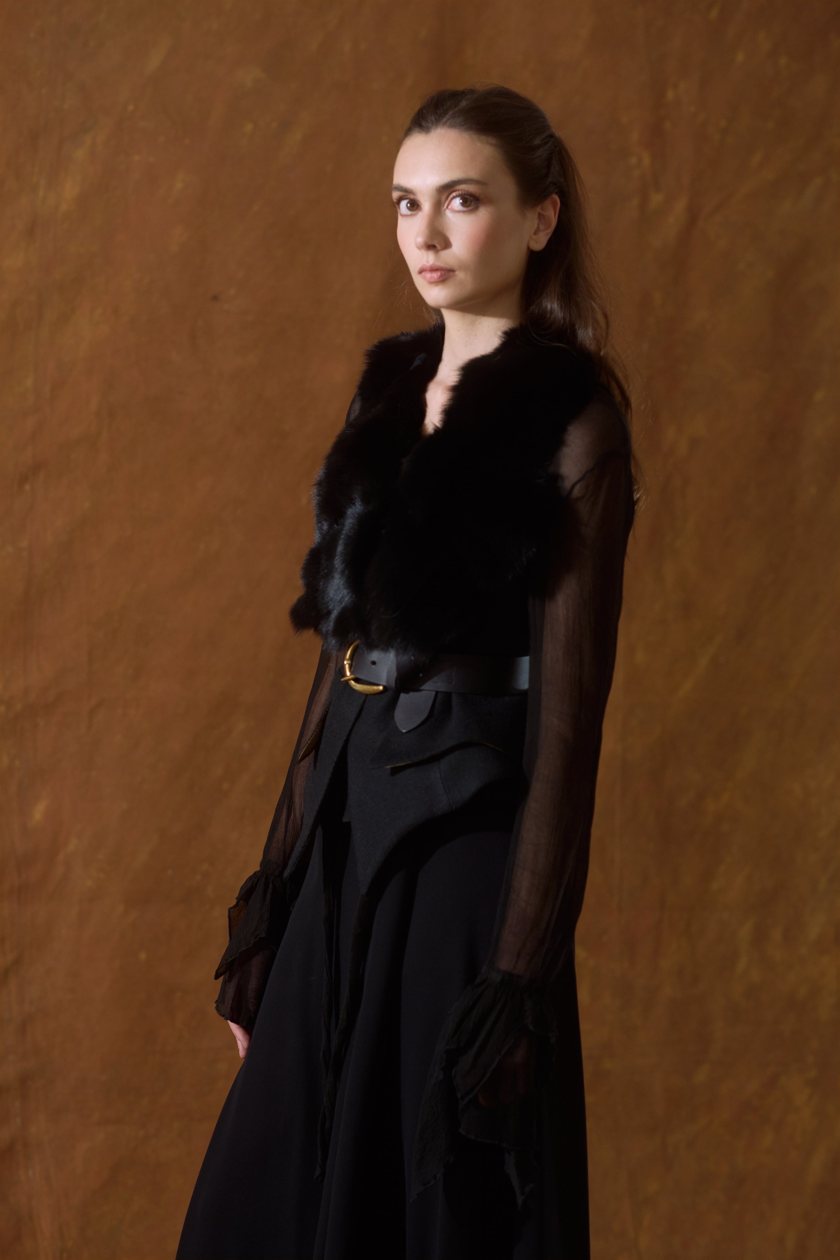 Verdi Waistcoat in "Jerez" Wool