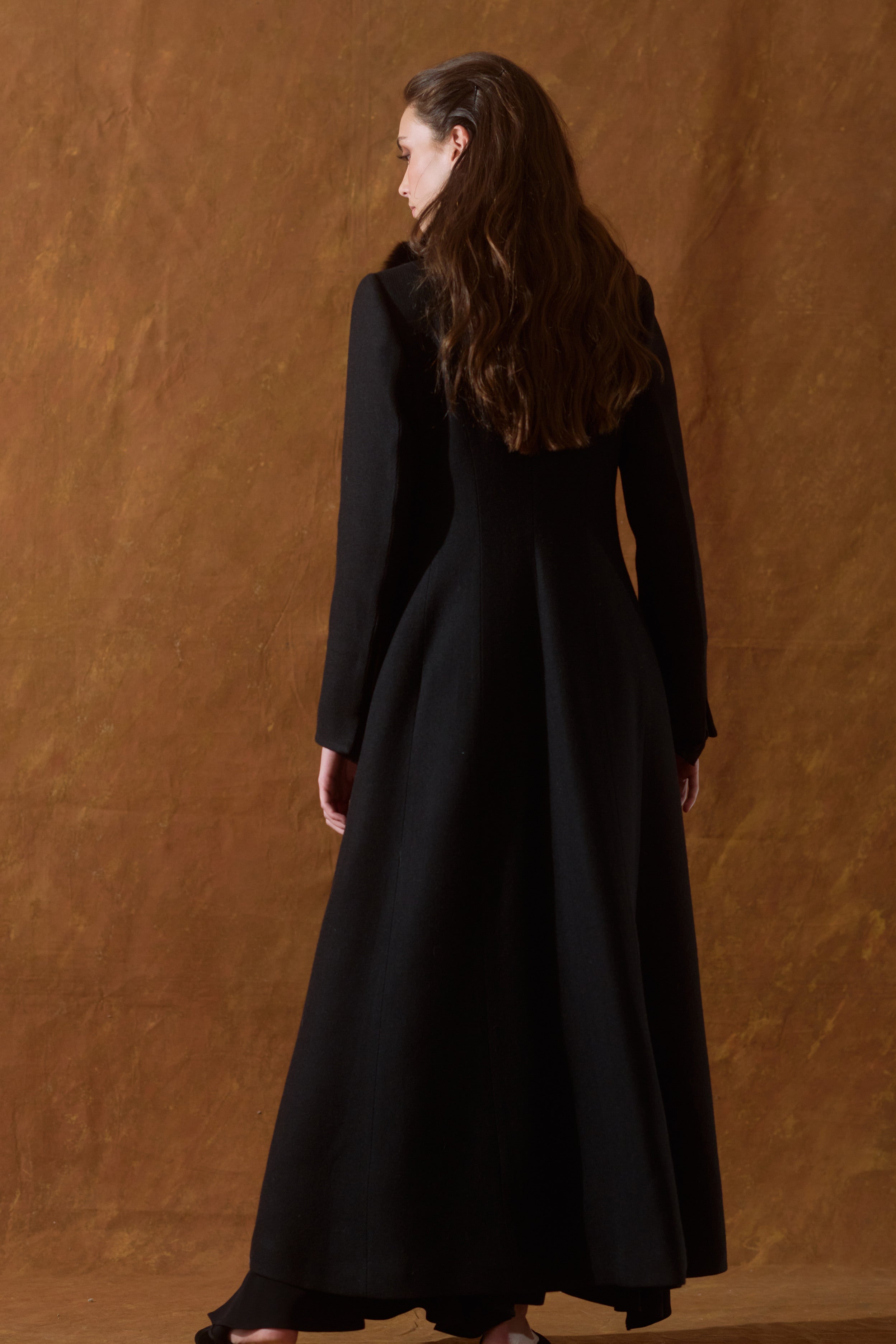 St Petersburg Coat in "Jerez" Wool