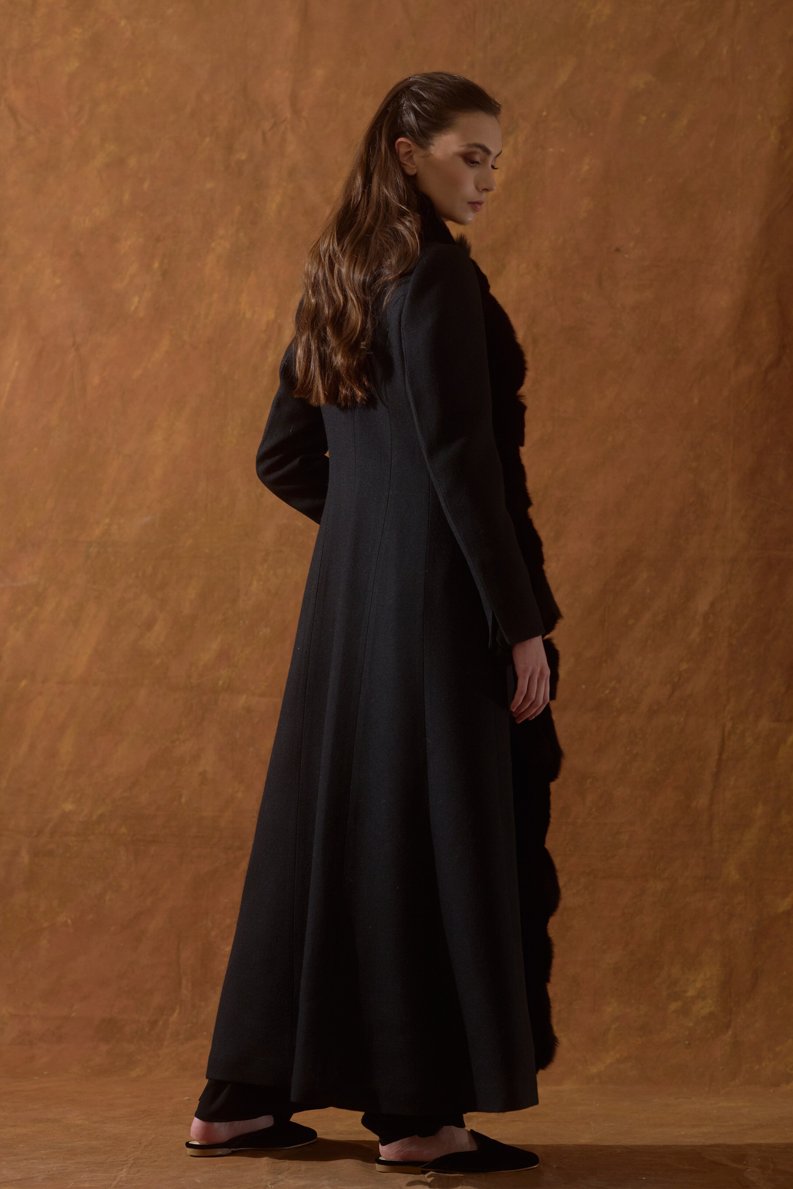 St Petersburg Coat in "Jerez" Wool