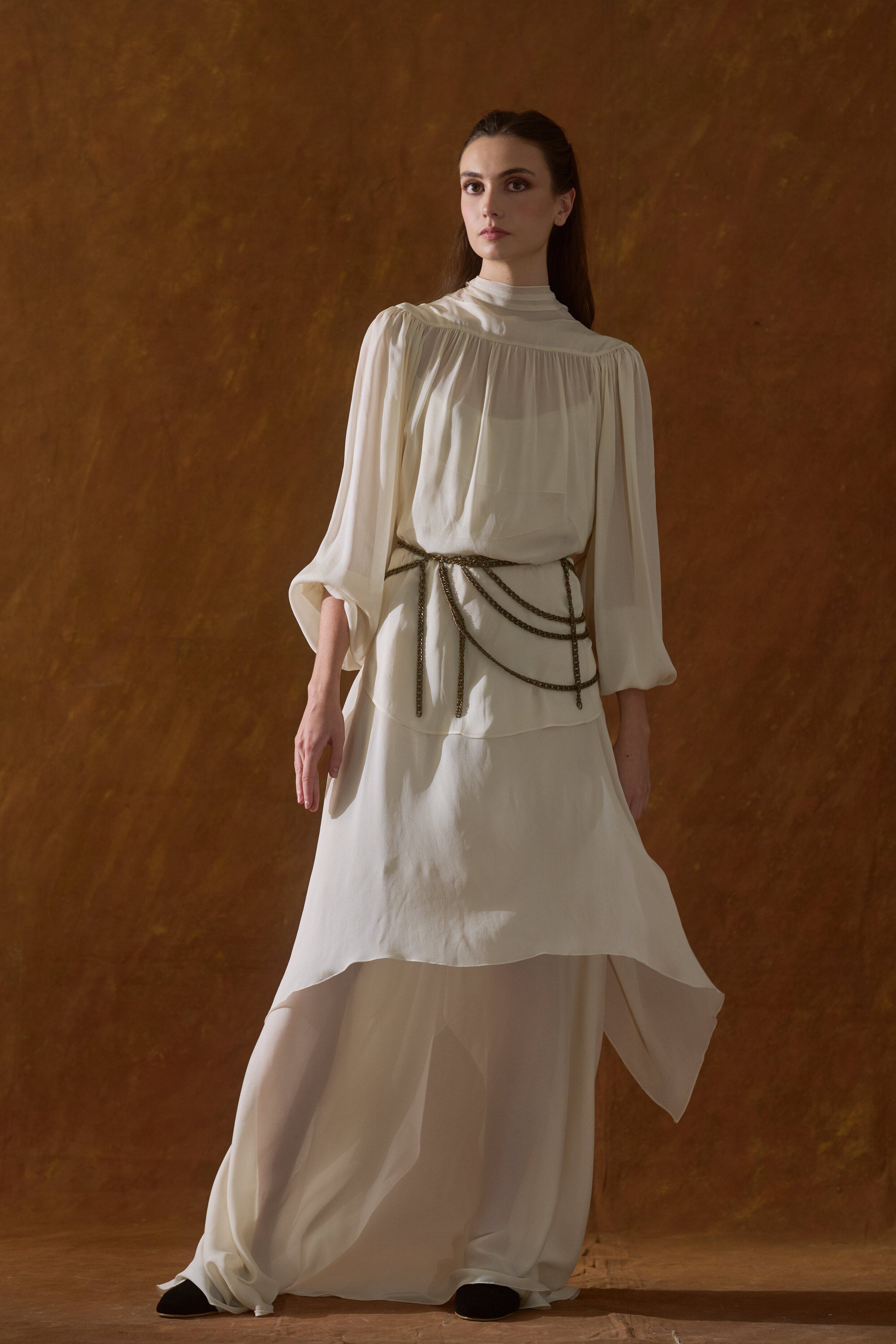Fine Crepe Cas Nightdress