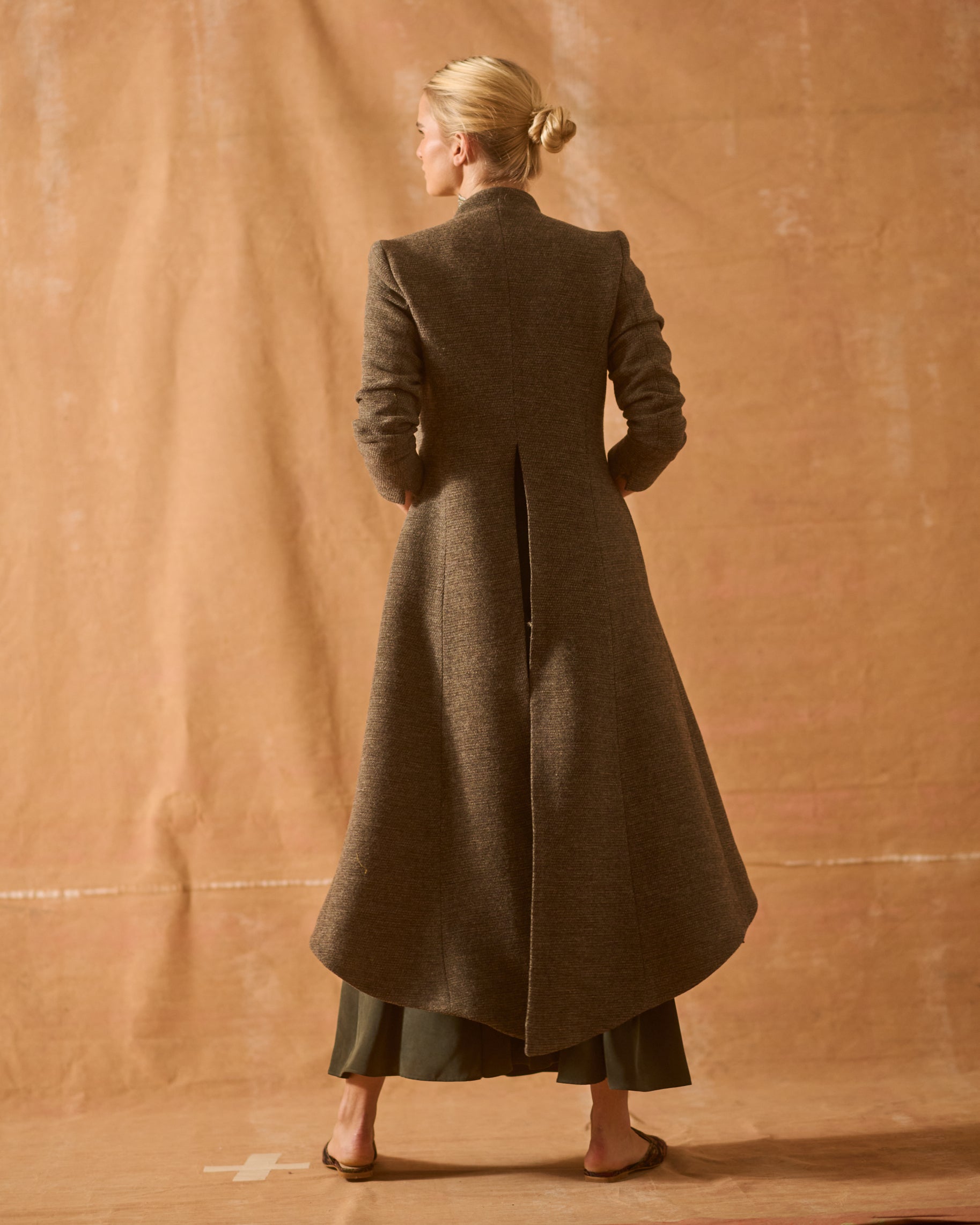 Tweed Knit Ginebra Coat