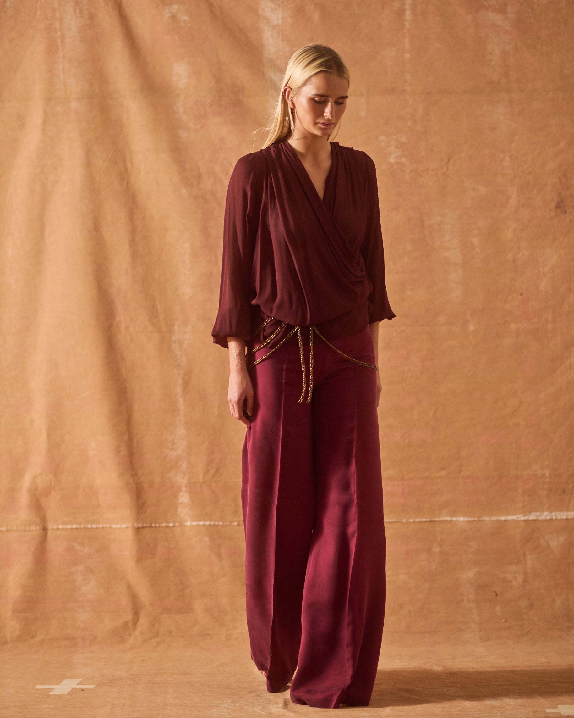 Fine Crepe Toscana Blouse