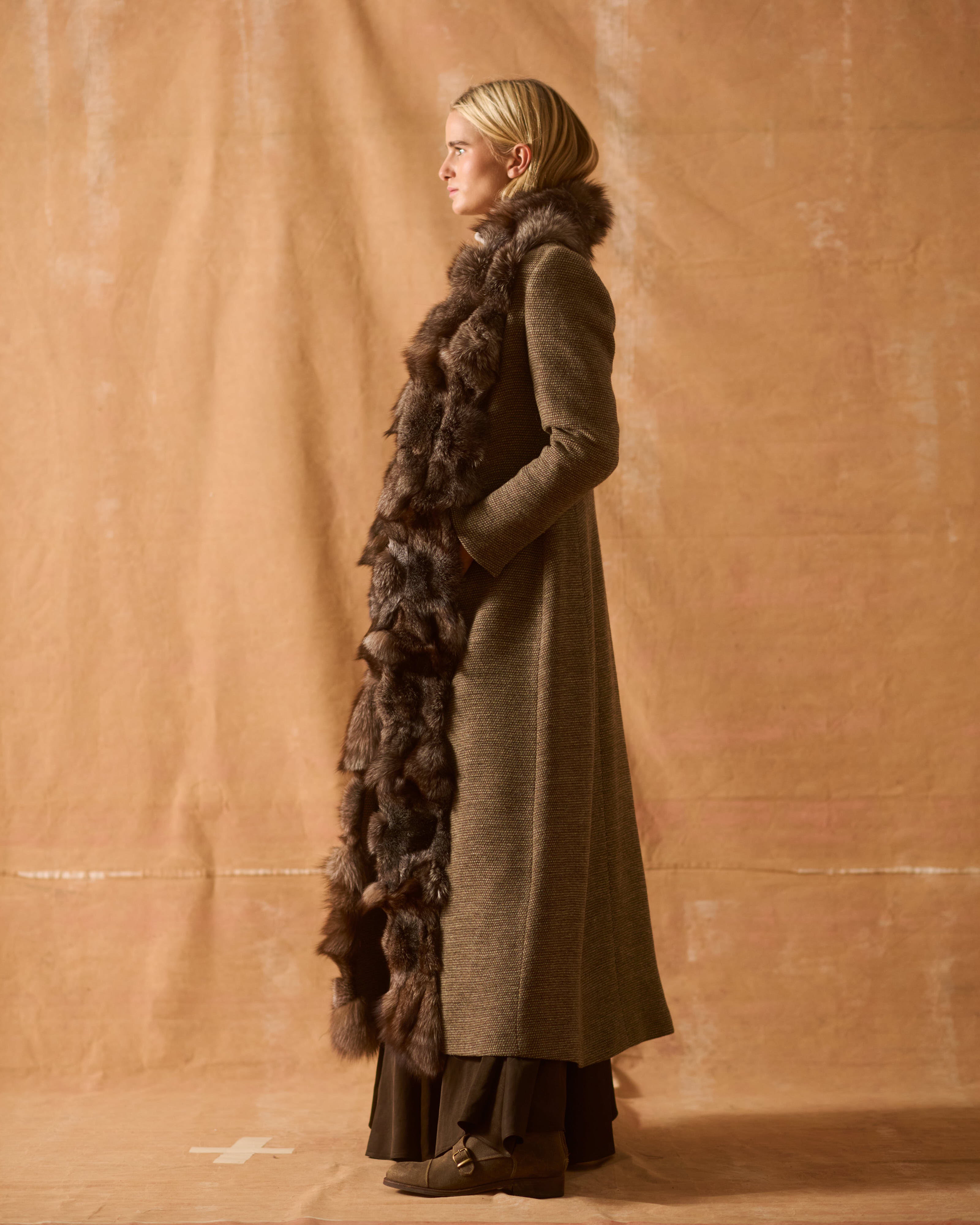 Tweed Knit St. Petersburg Coat