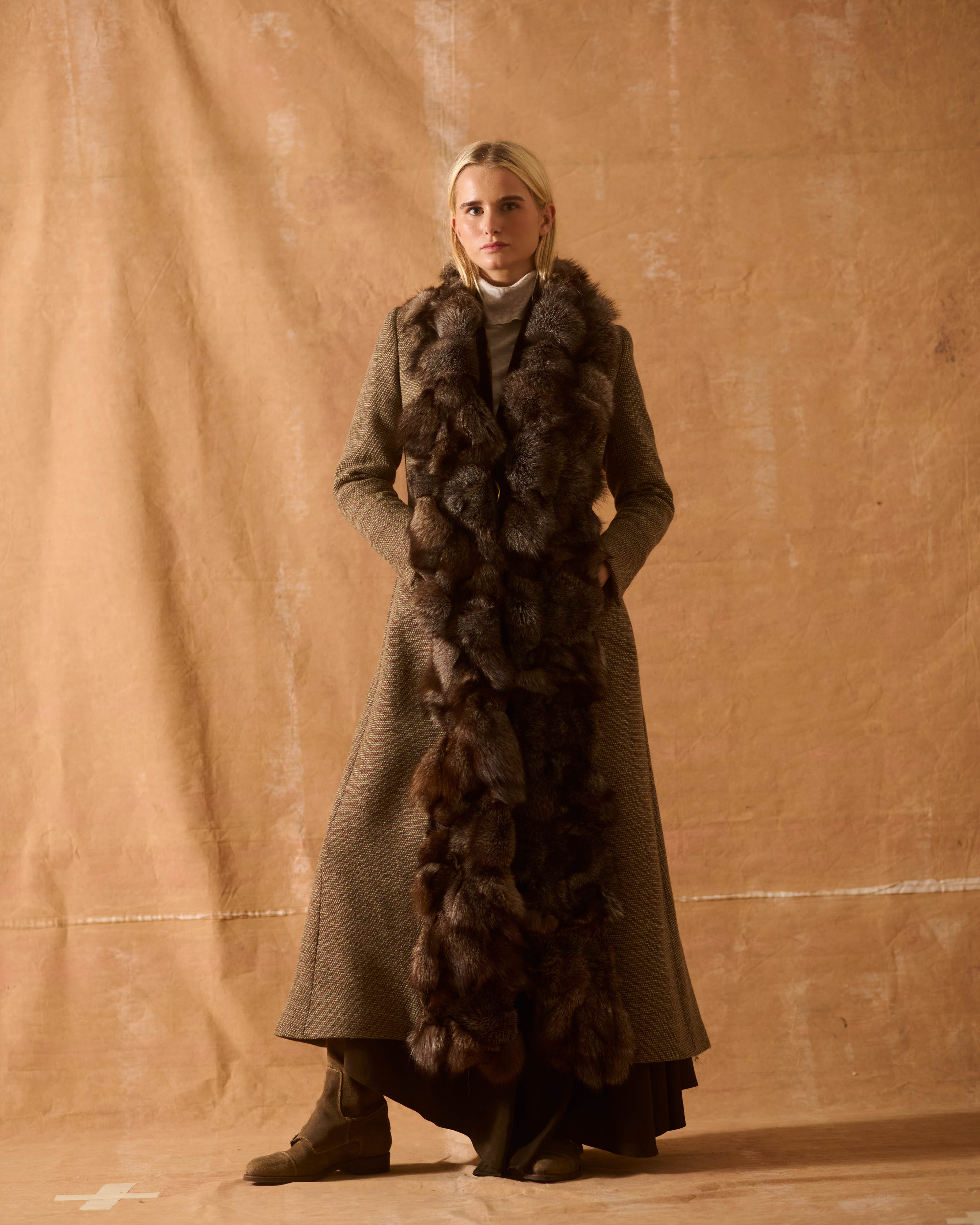 Tweed Knit St. Petersburg Coat