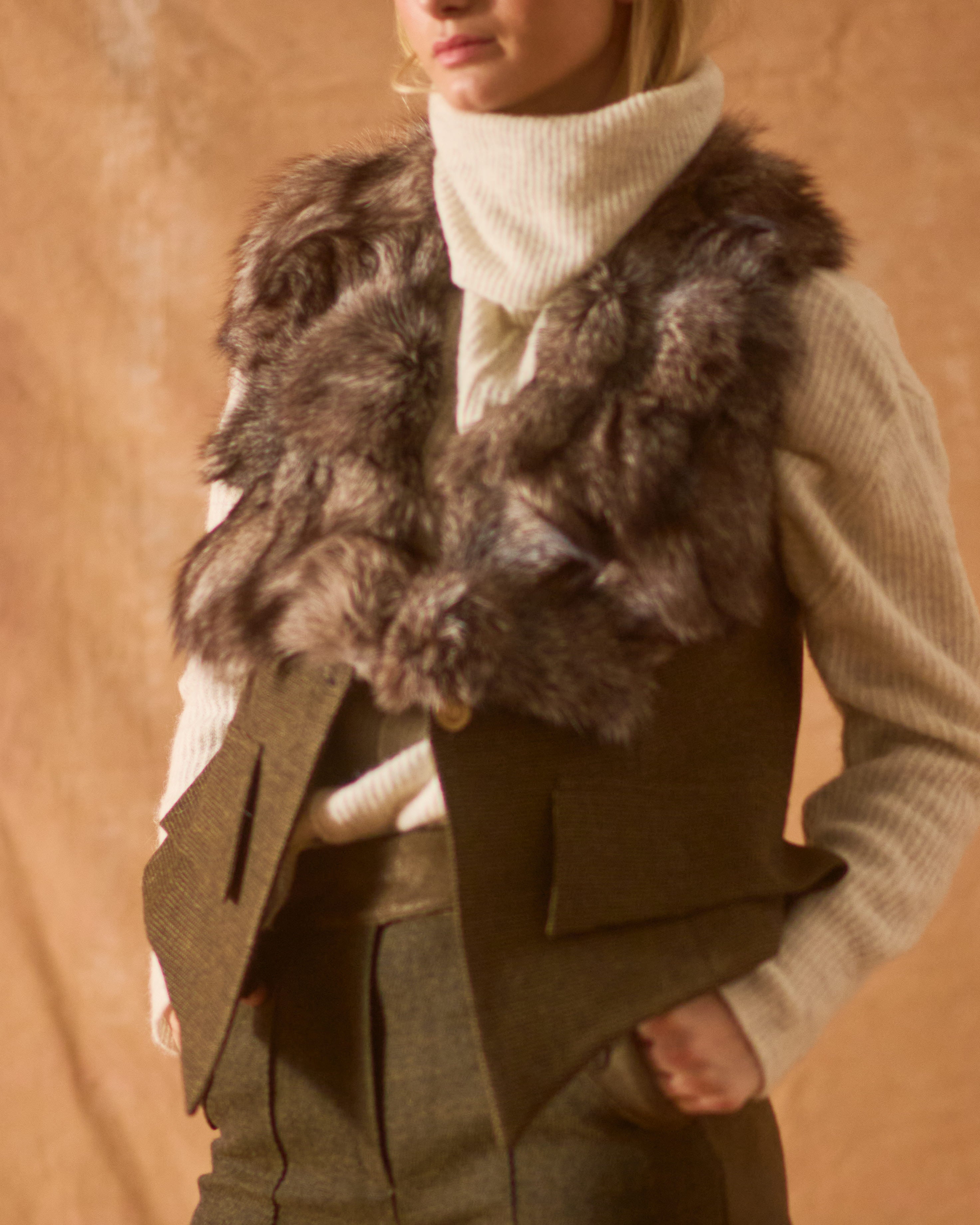 Tweed (Knit) Verdi Waistcoat