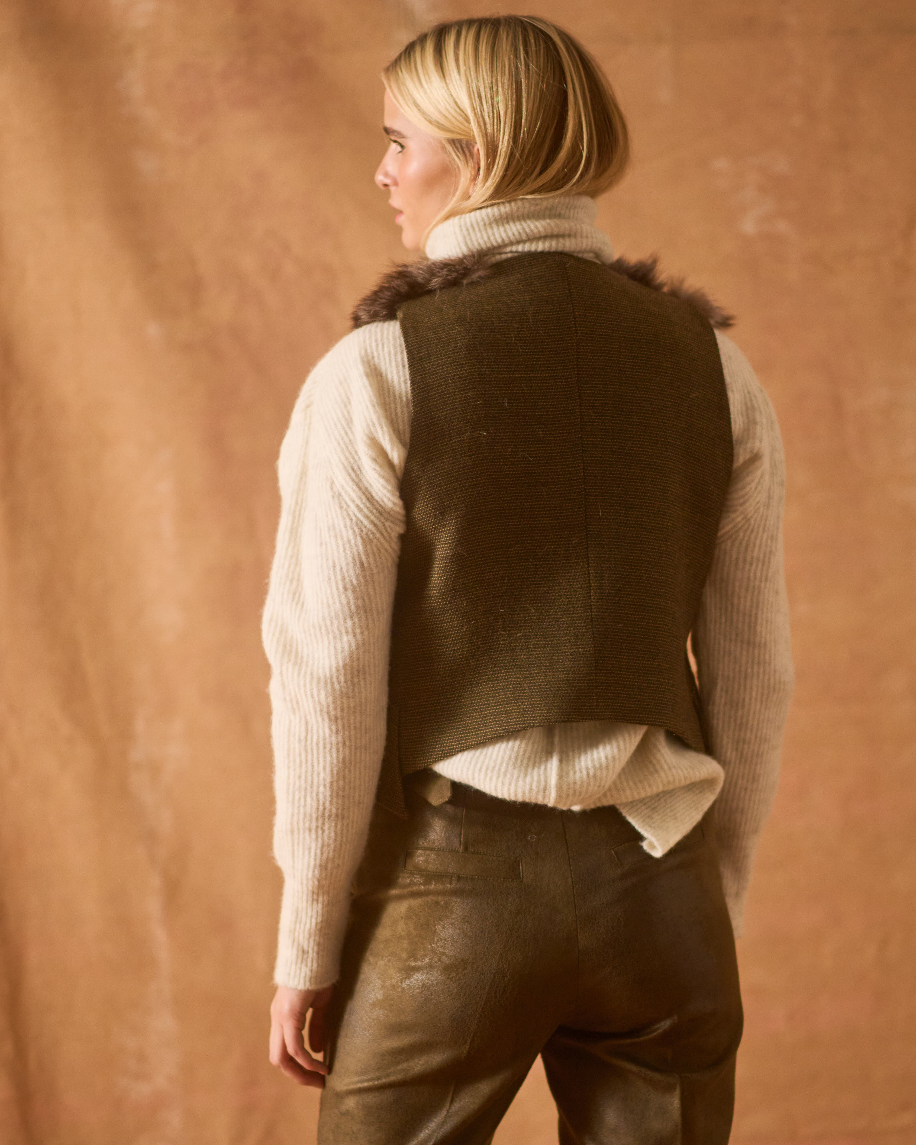 Tweed (Knit) Verdi Waistcoat