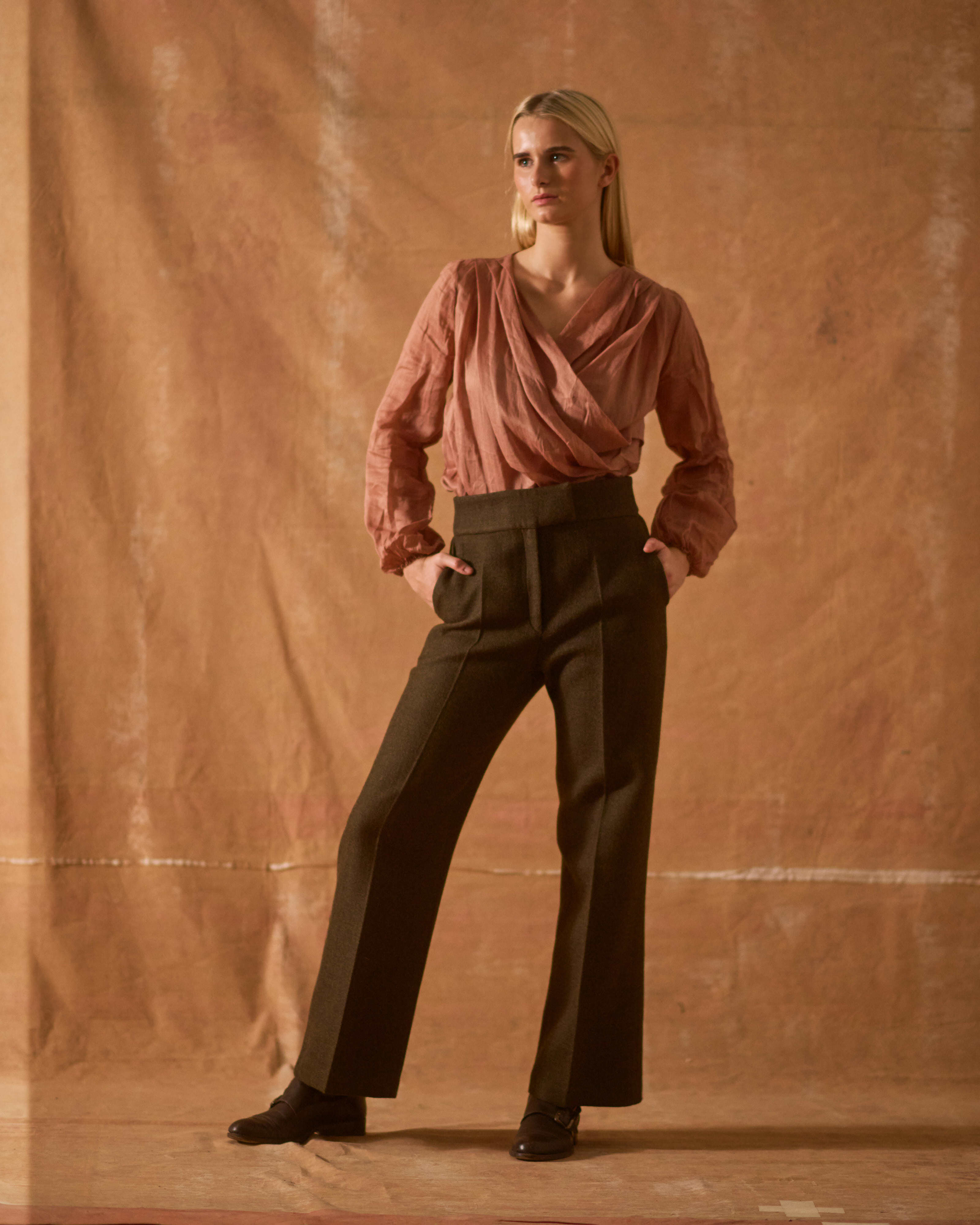 York Pants in "Jerez" Wool