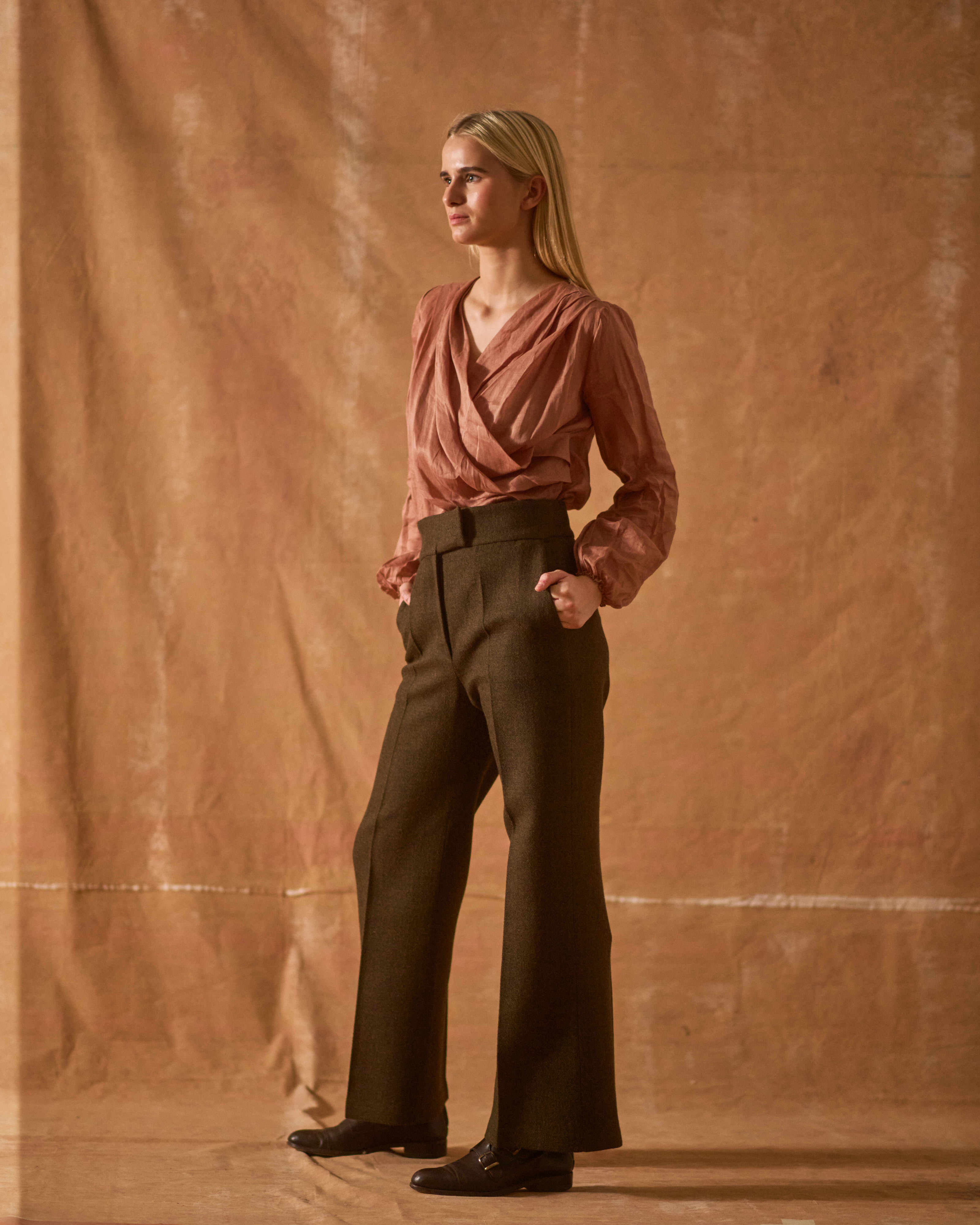 York Pants in "Jerez" Wool