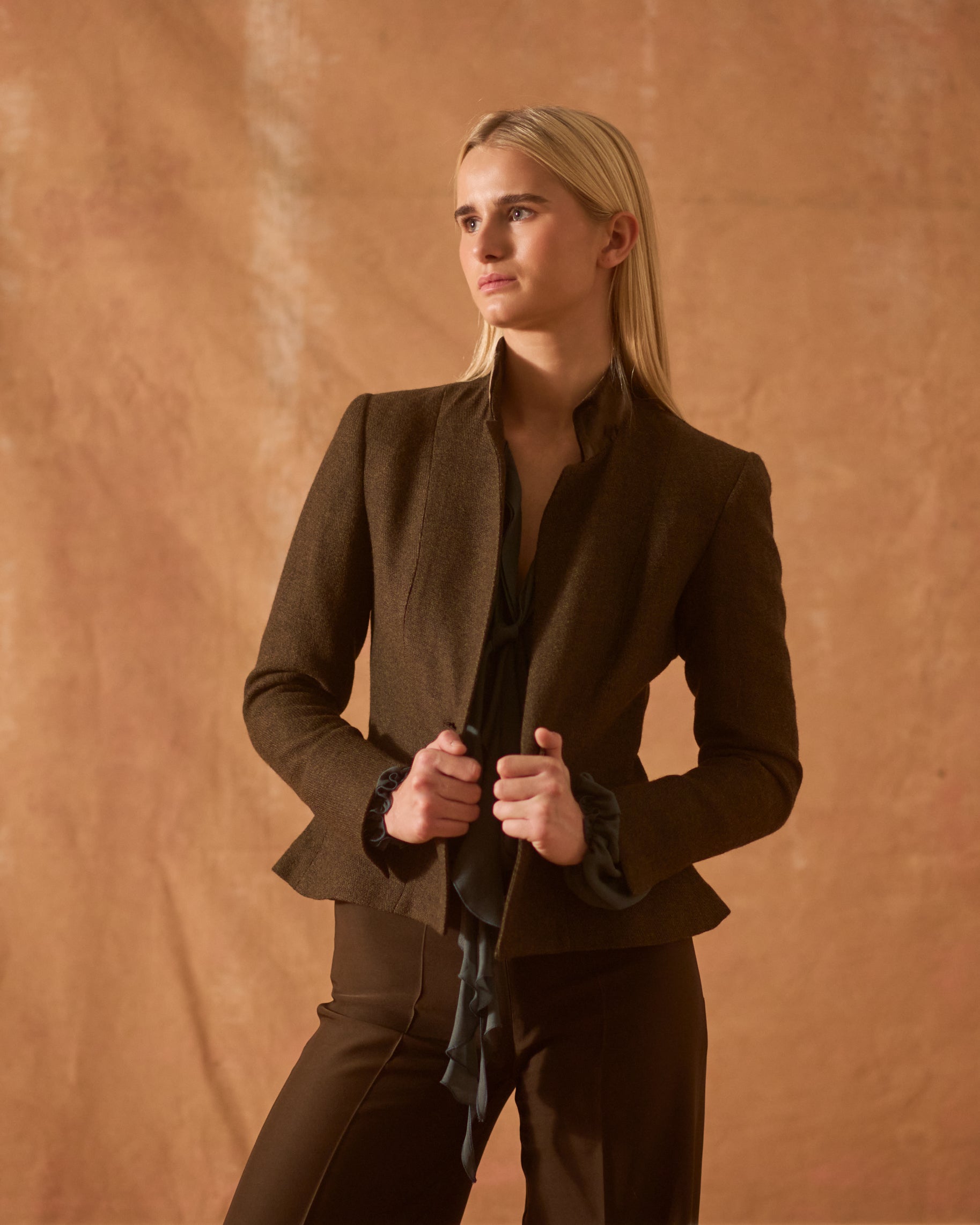 Siena Jacket in "Jerez" Wool