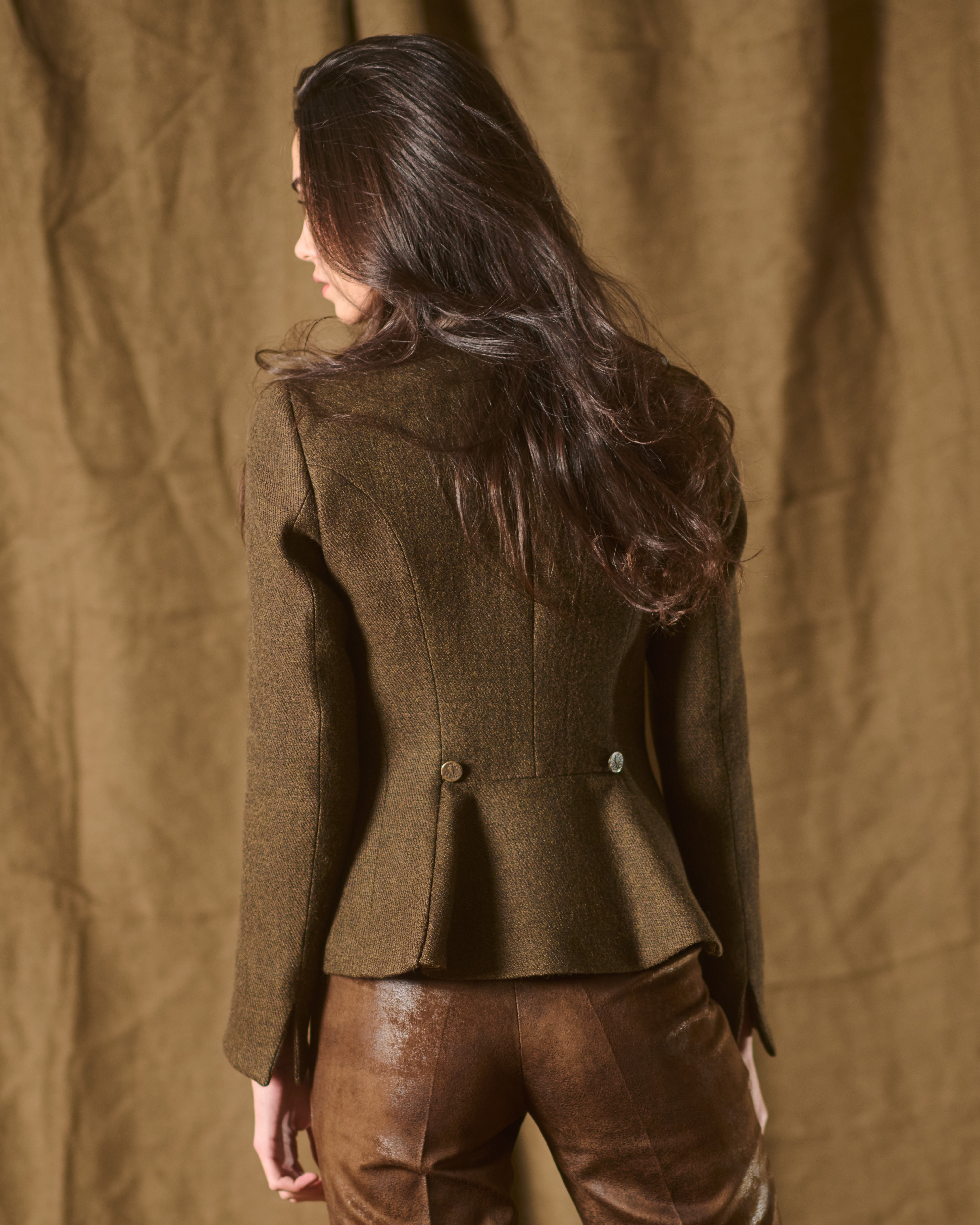 Greta Jacket in "Jerez" Wool
