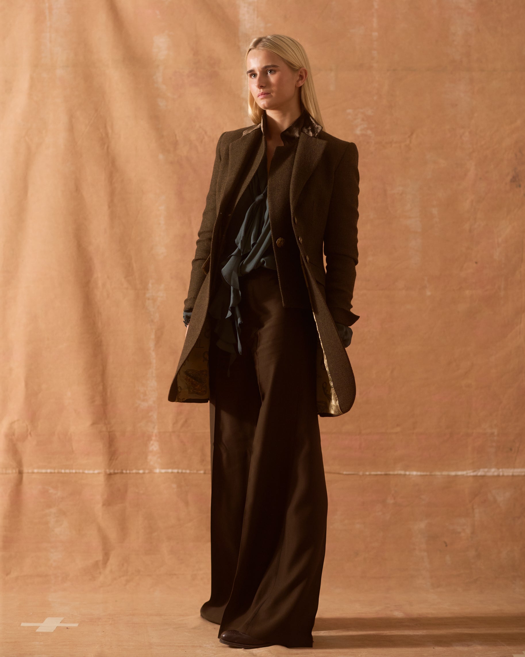 Classic Short Coat in "Jerez" Wool