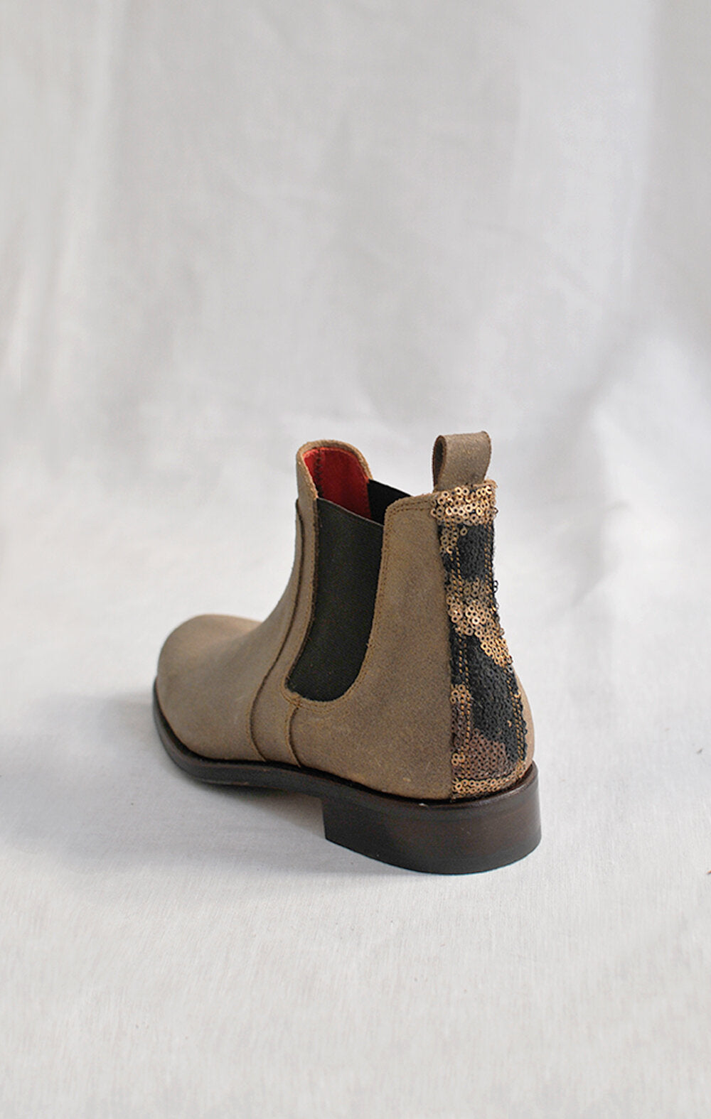 Distressed Chelsea Ankle Boots