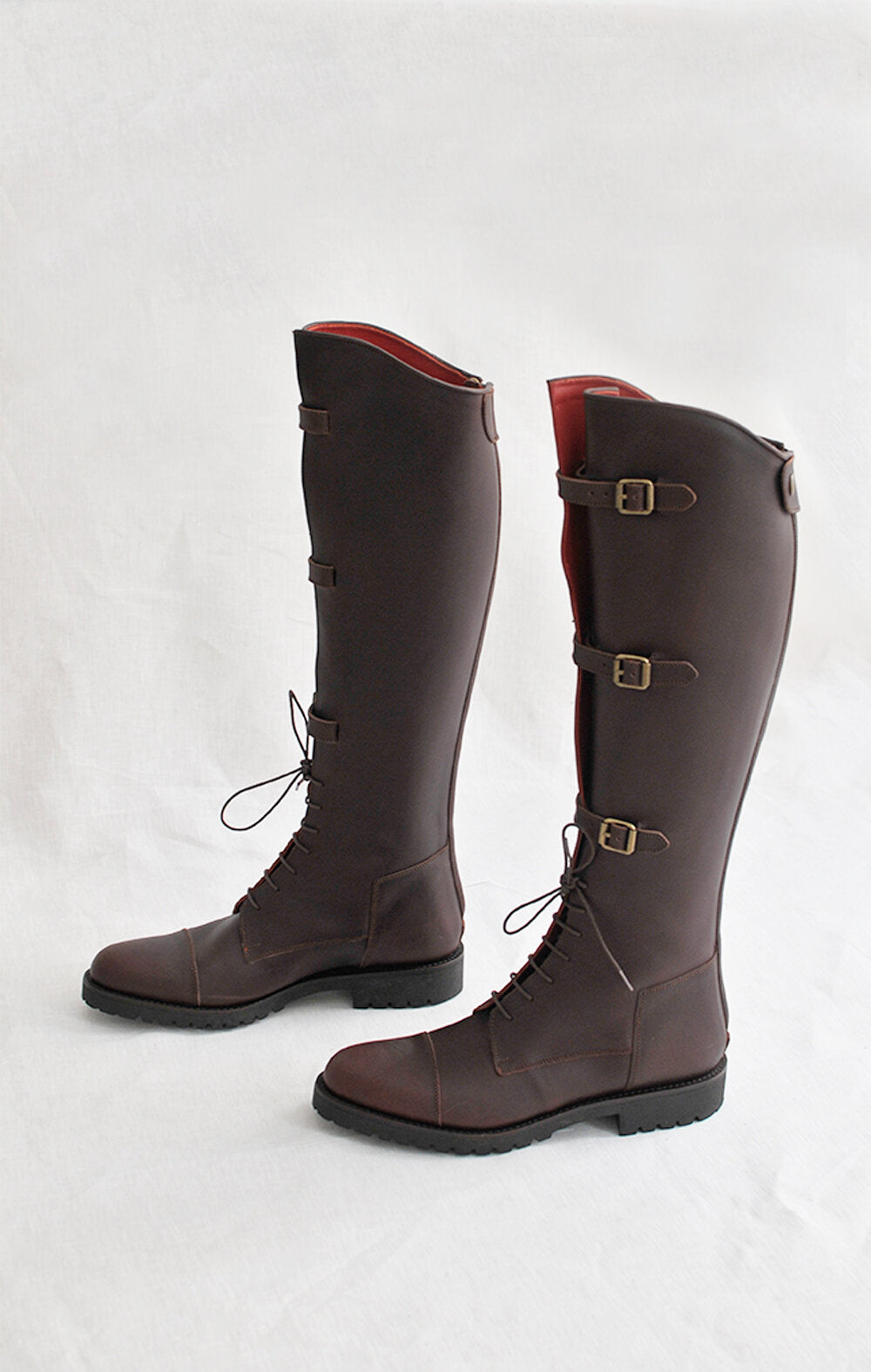 Brown Straps Boots