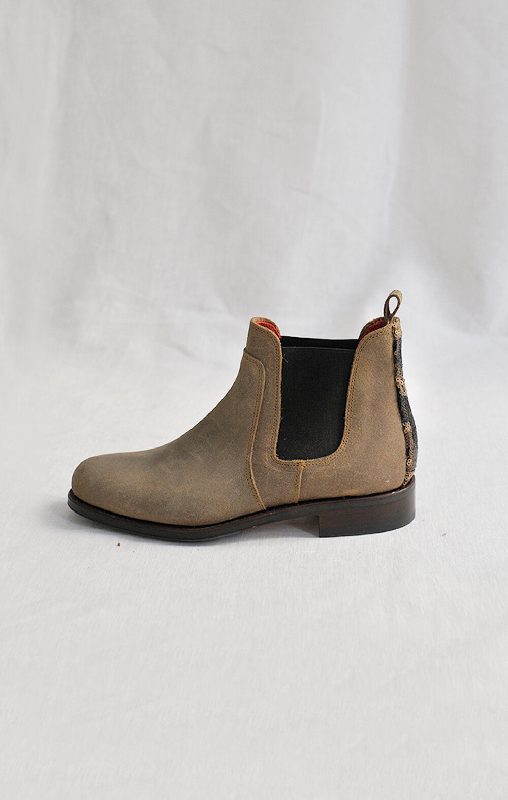 Distressed Chelsea Ankle Boots
