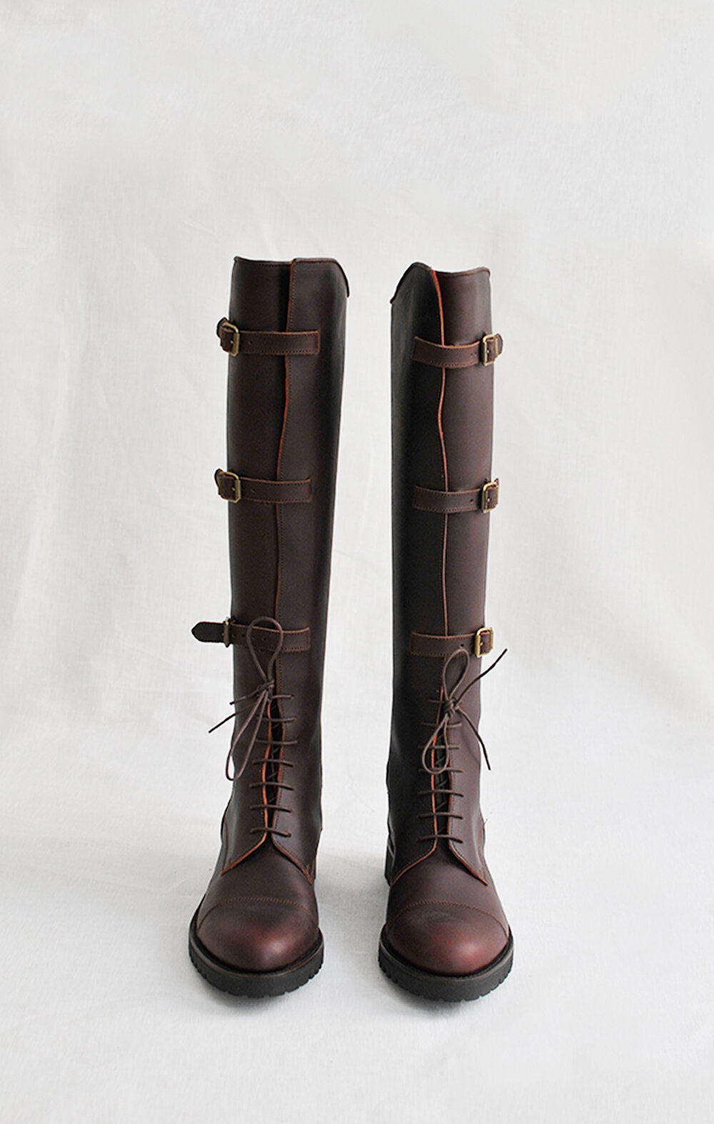 Brown Straps Boots