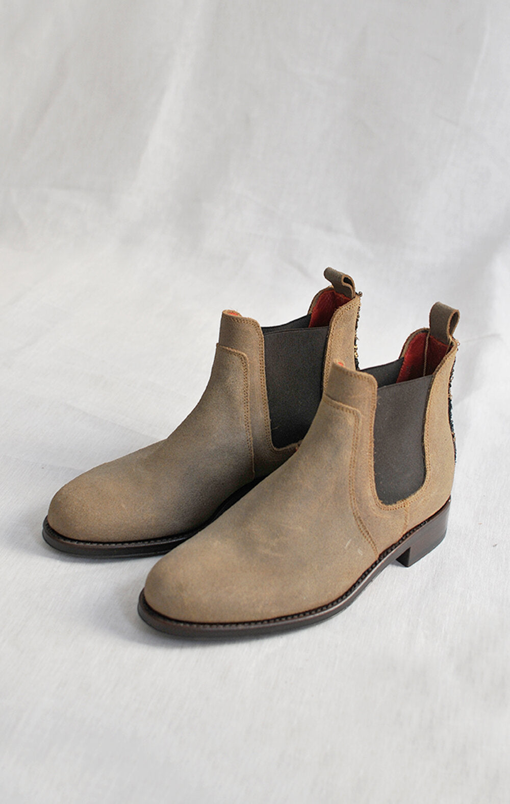 Distressed Chelsea Ankle Boots