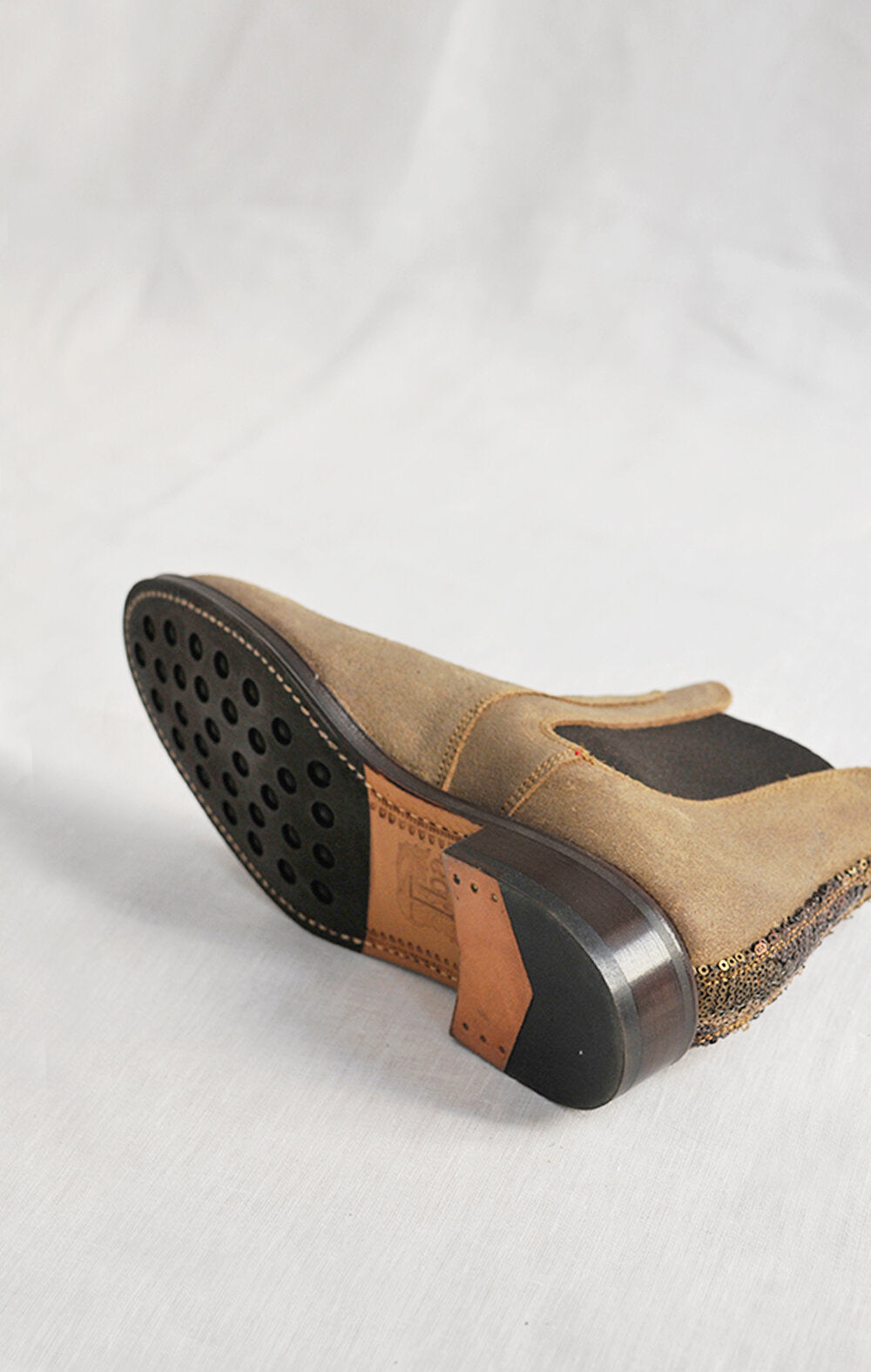 Distressed Chelsea Ankle Boots