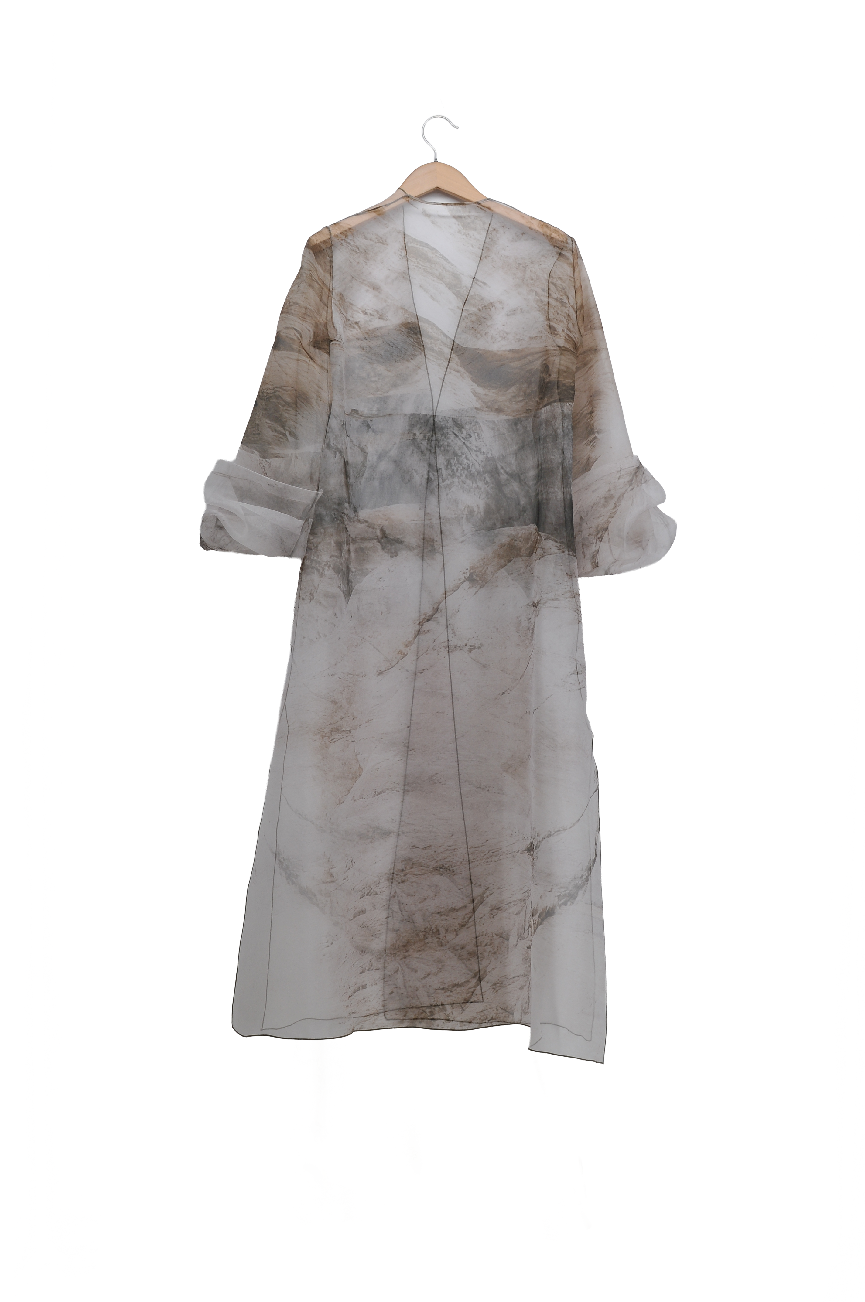 Organza Cloud Coat - Moonmist