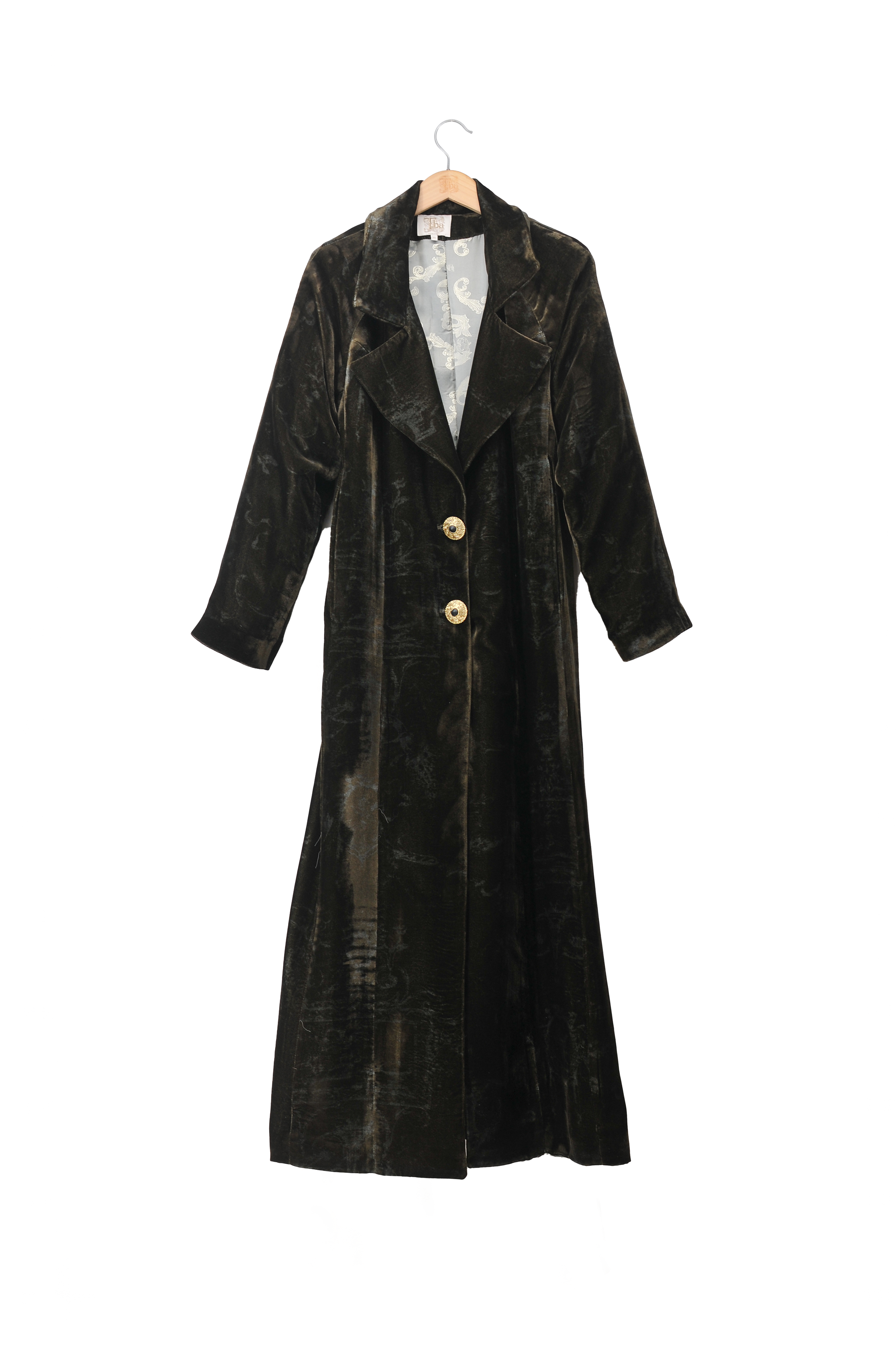 Silk Velvet Biella Coat