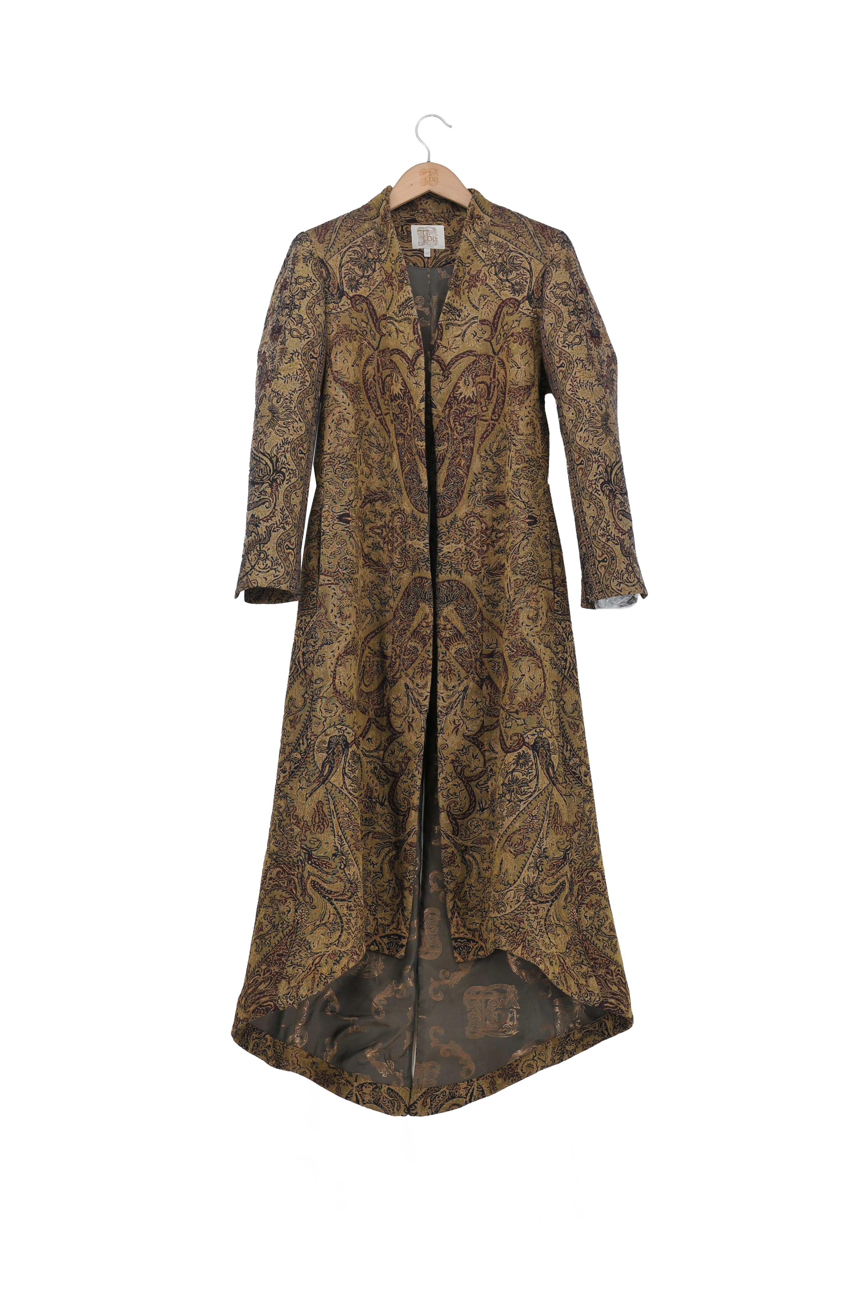 Jacquard Ginebra Coat - Wheat