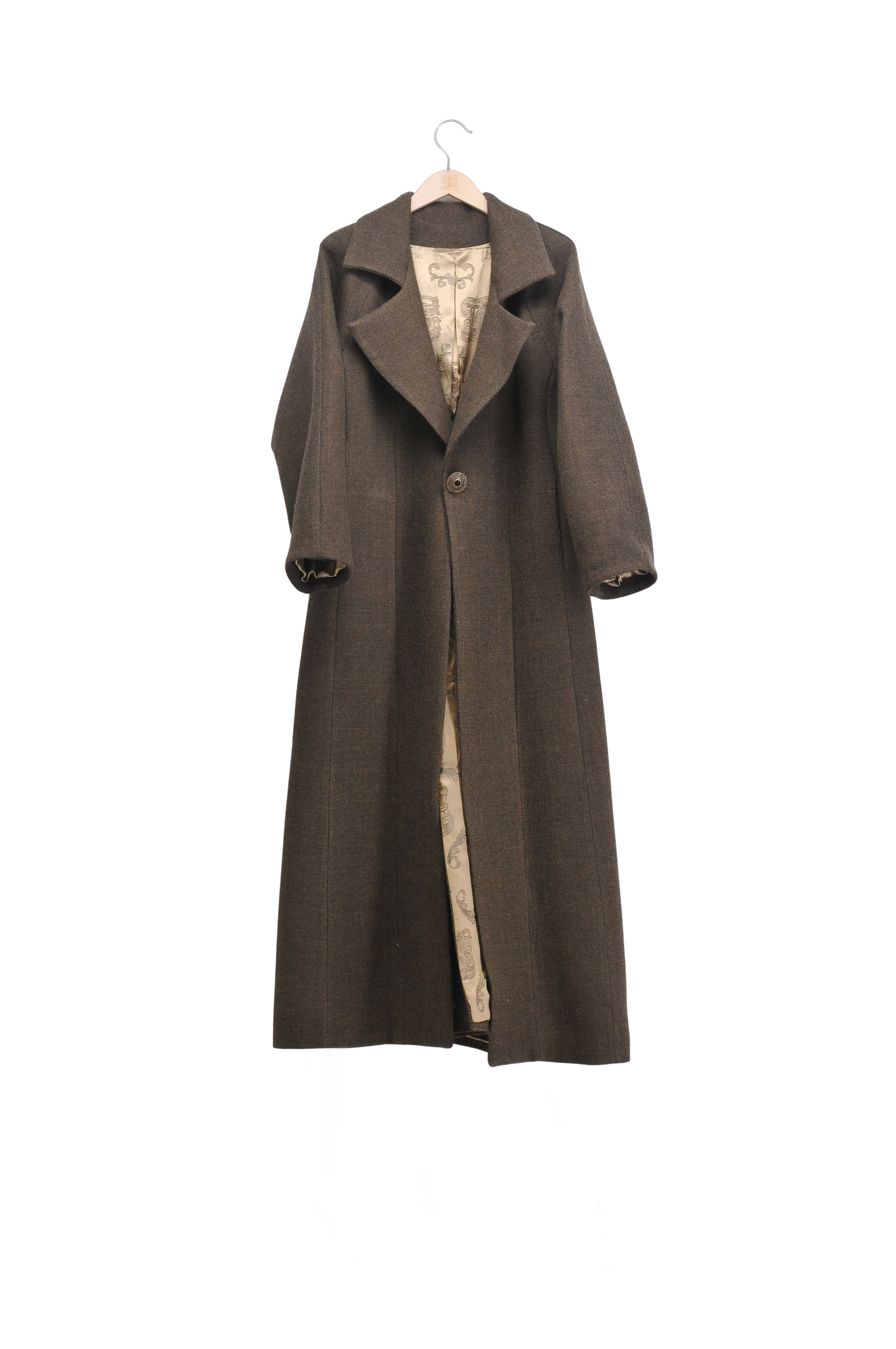 Biella Coat in "Jerez Knit" Wool - Truffle