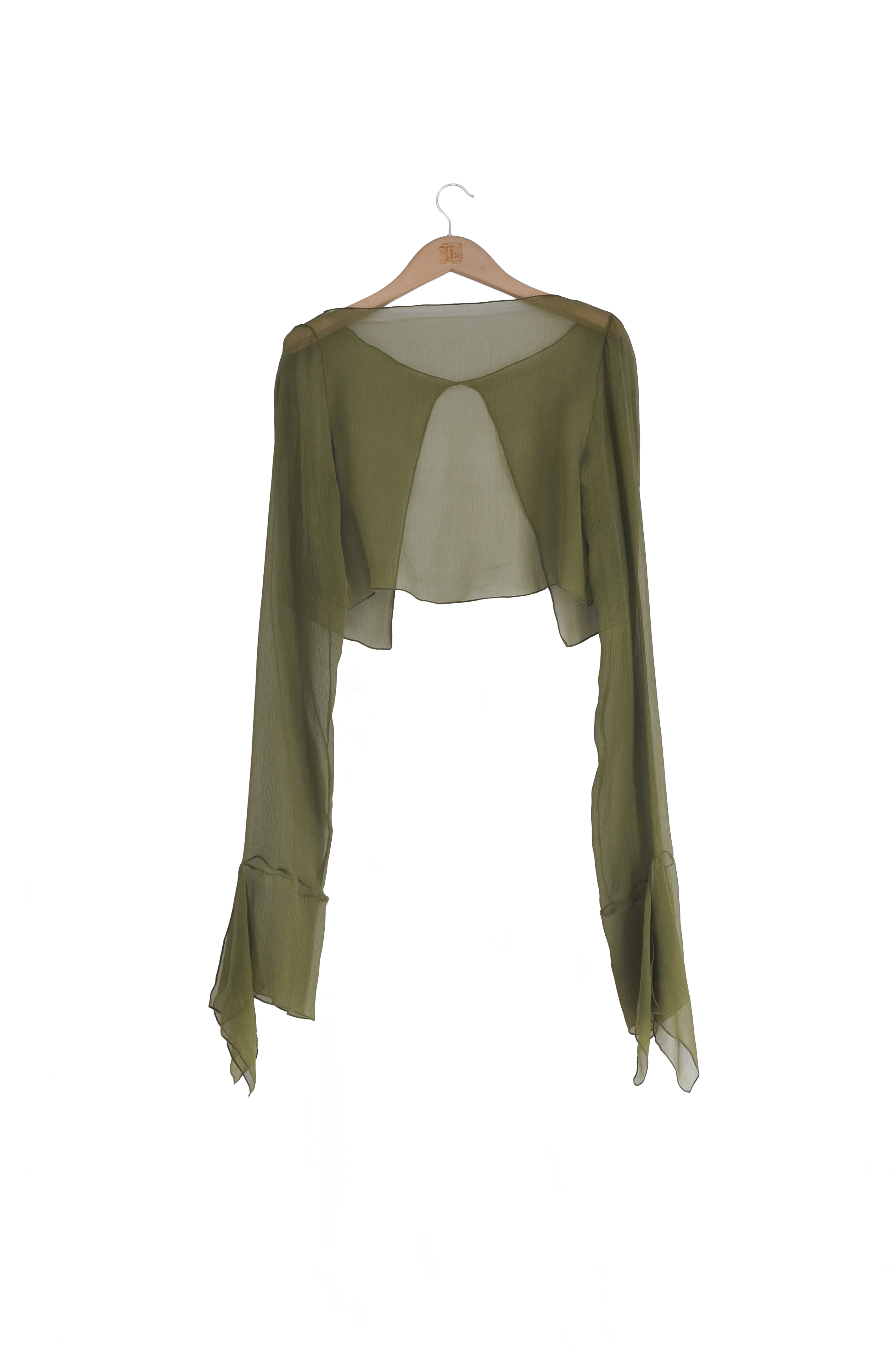 Blusa Gia en Gasa - Green Leaf