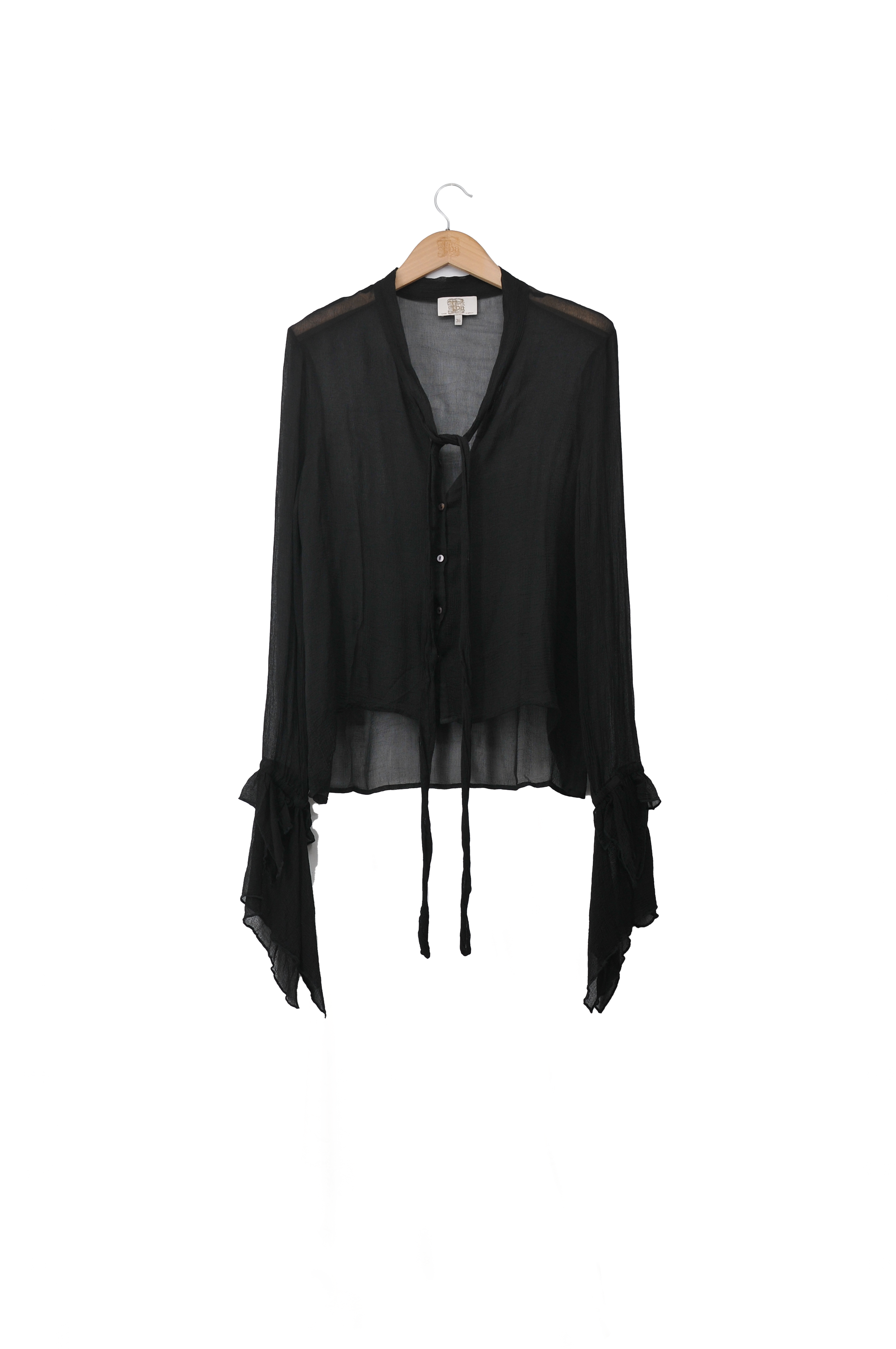 Blusa Mia en Gasa - Negro