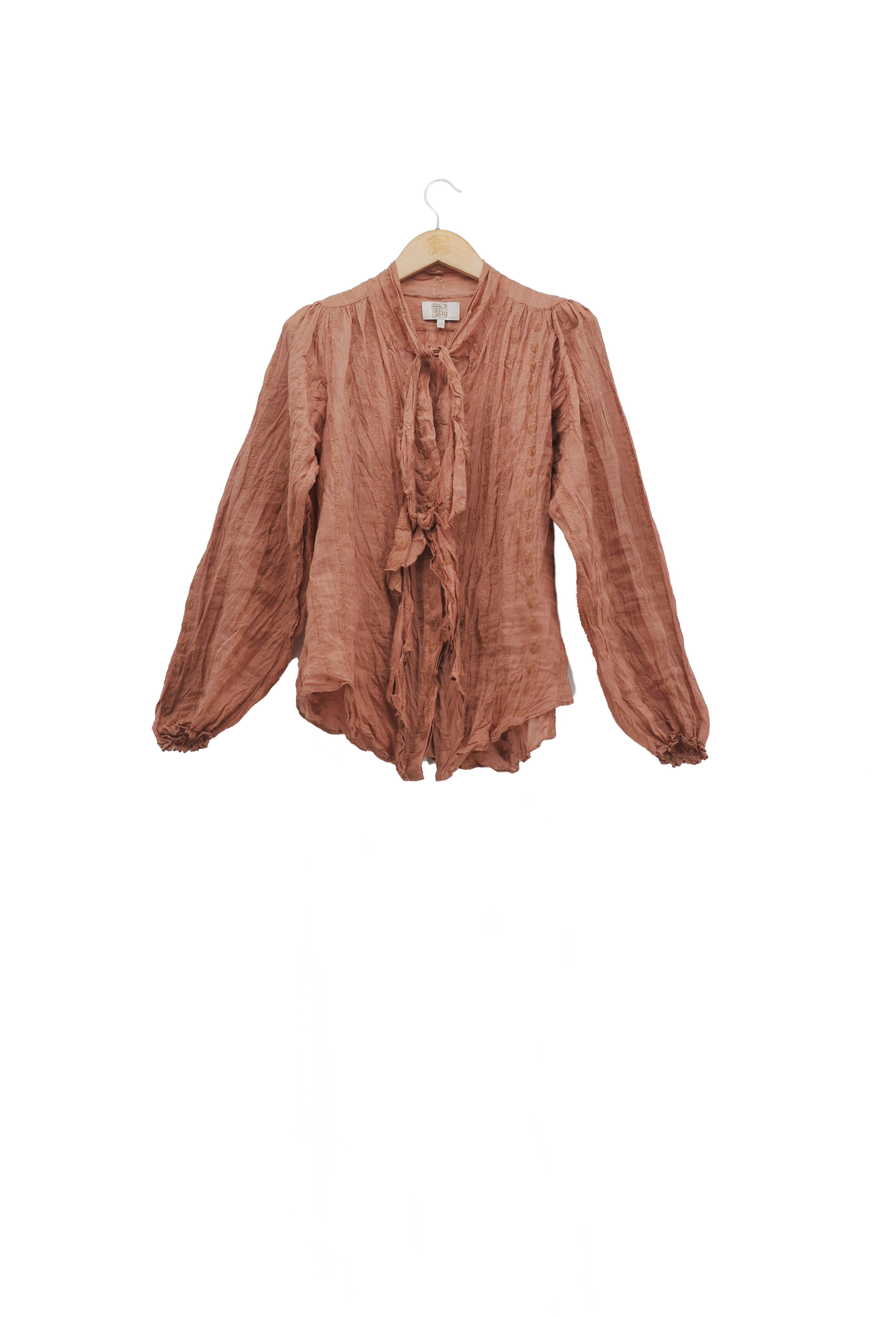 Ramie Embroidered Pienza Blouse