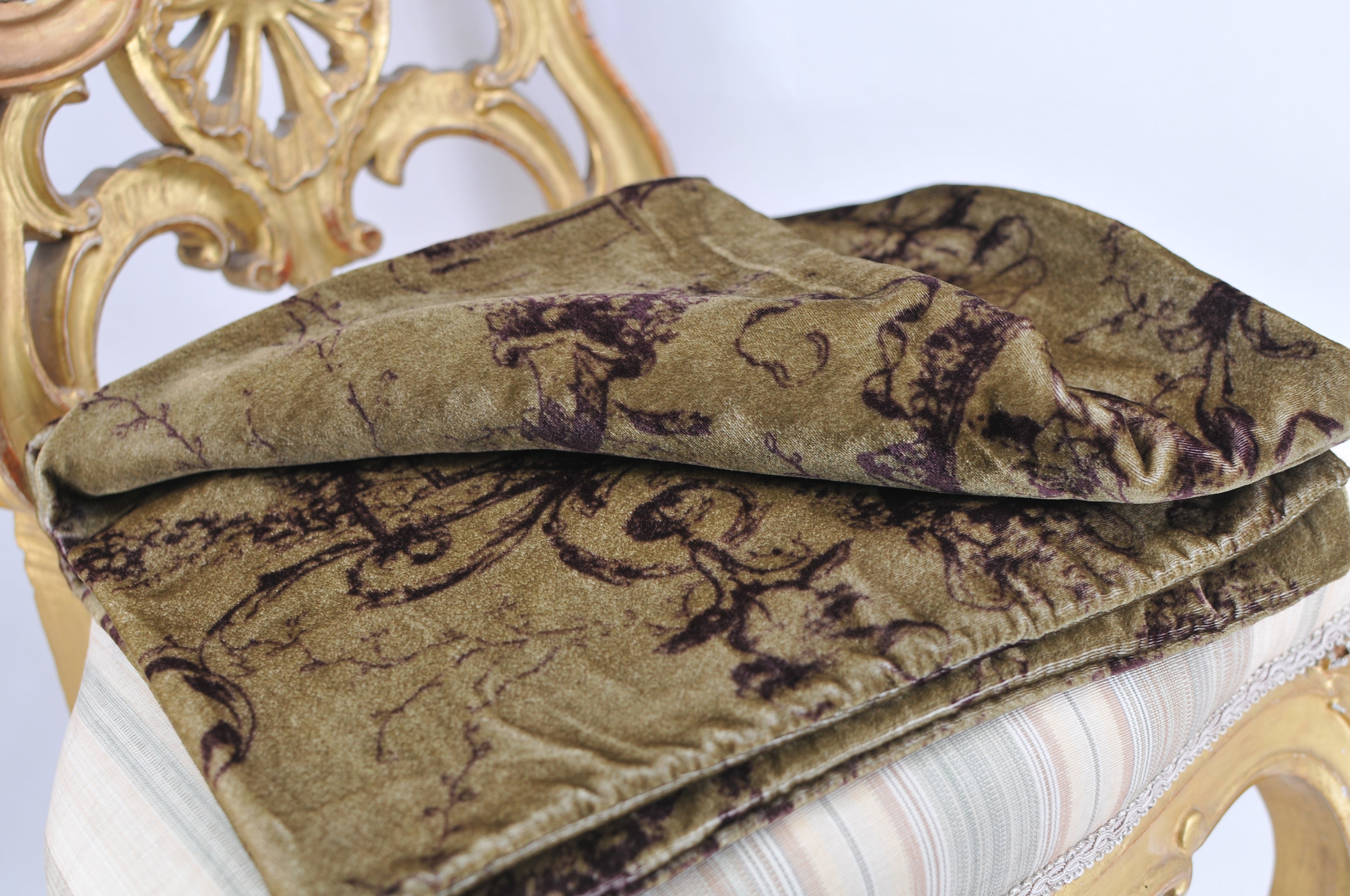 Silk Velvet Printed Gypsy Shawl