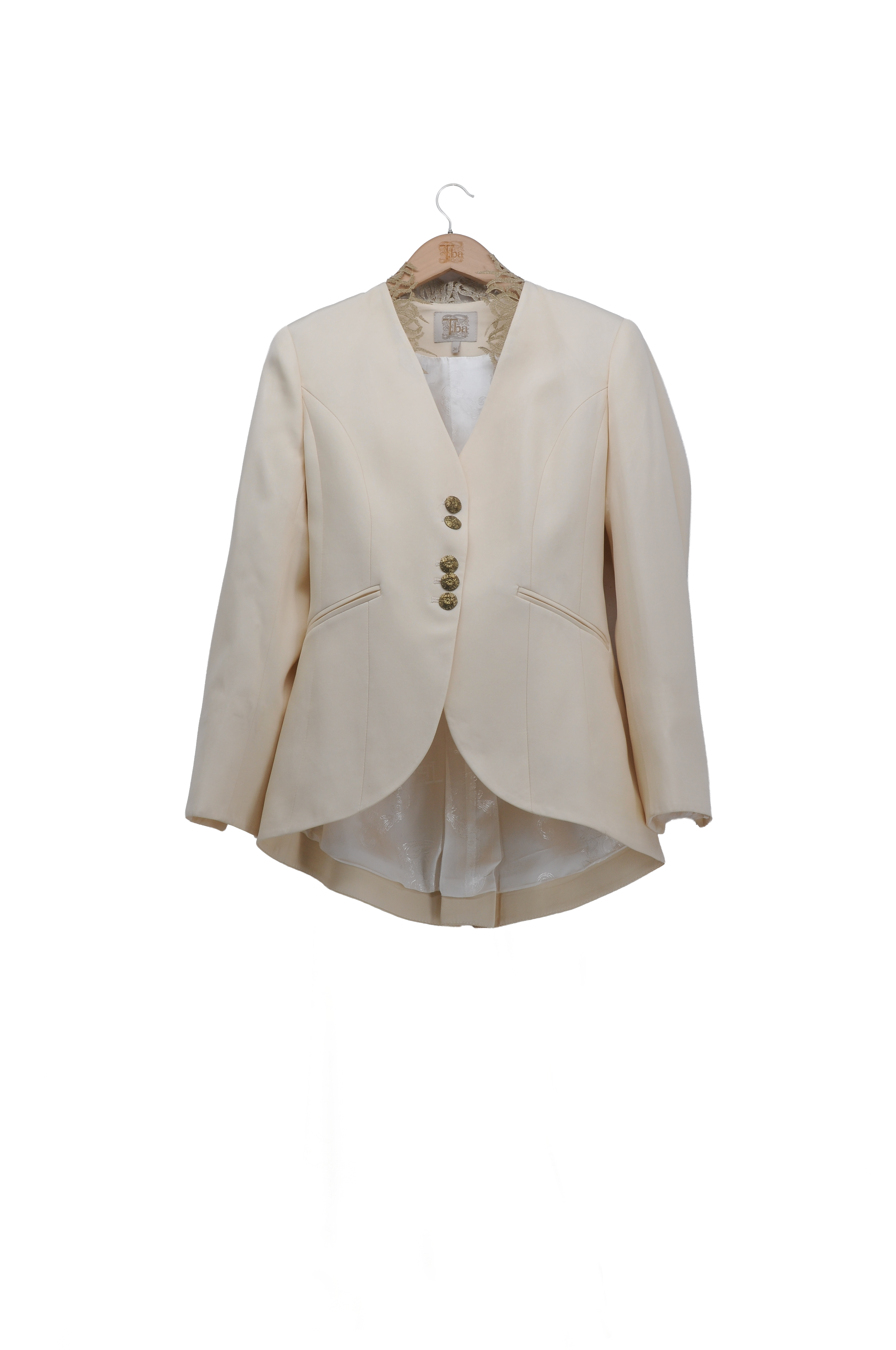 Chaqueta Cupro Noor - Vainilla