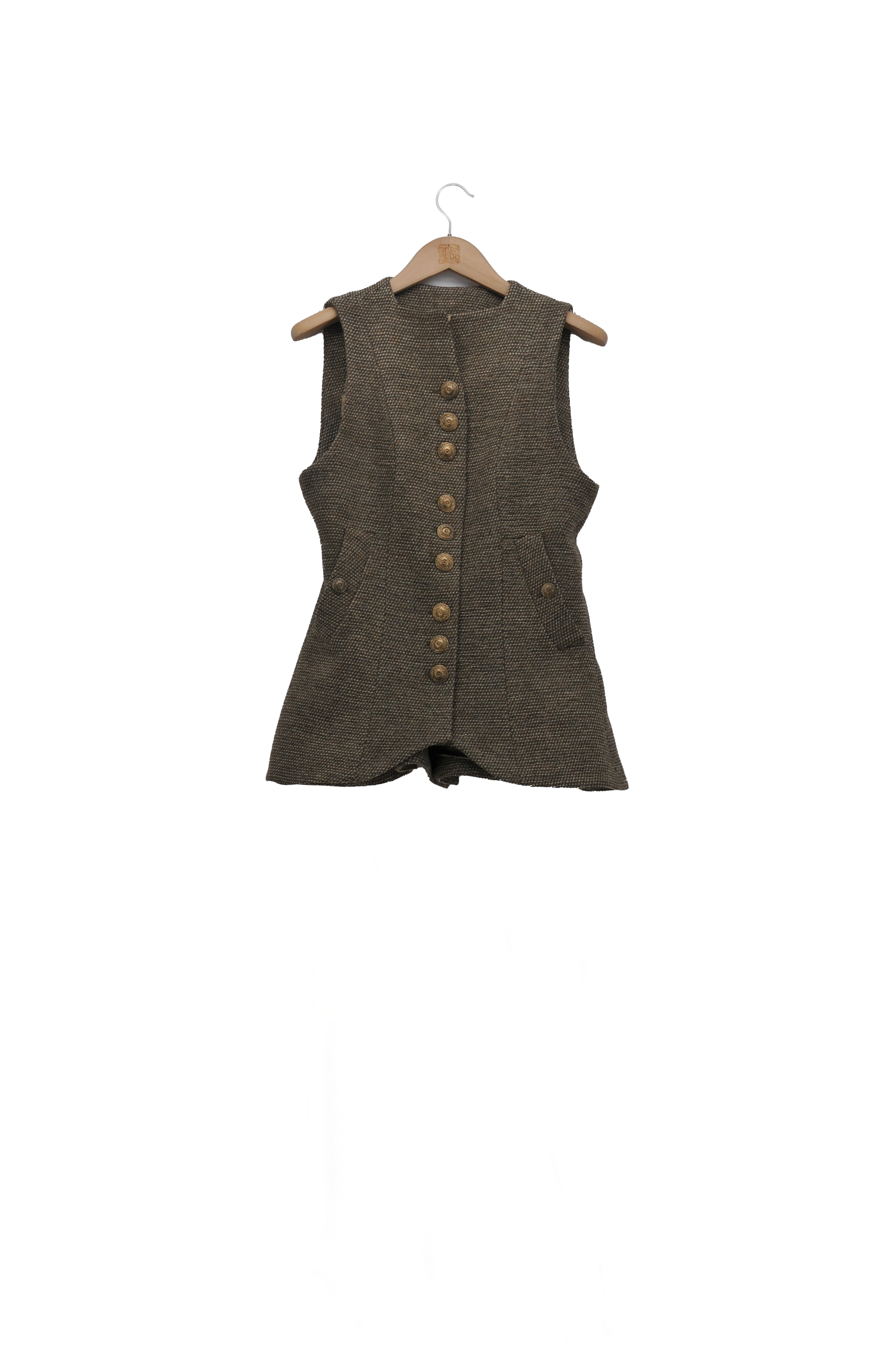 Tweed Knit Baltea Vest