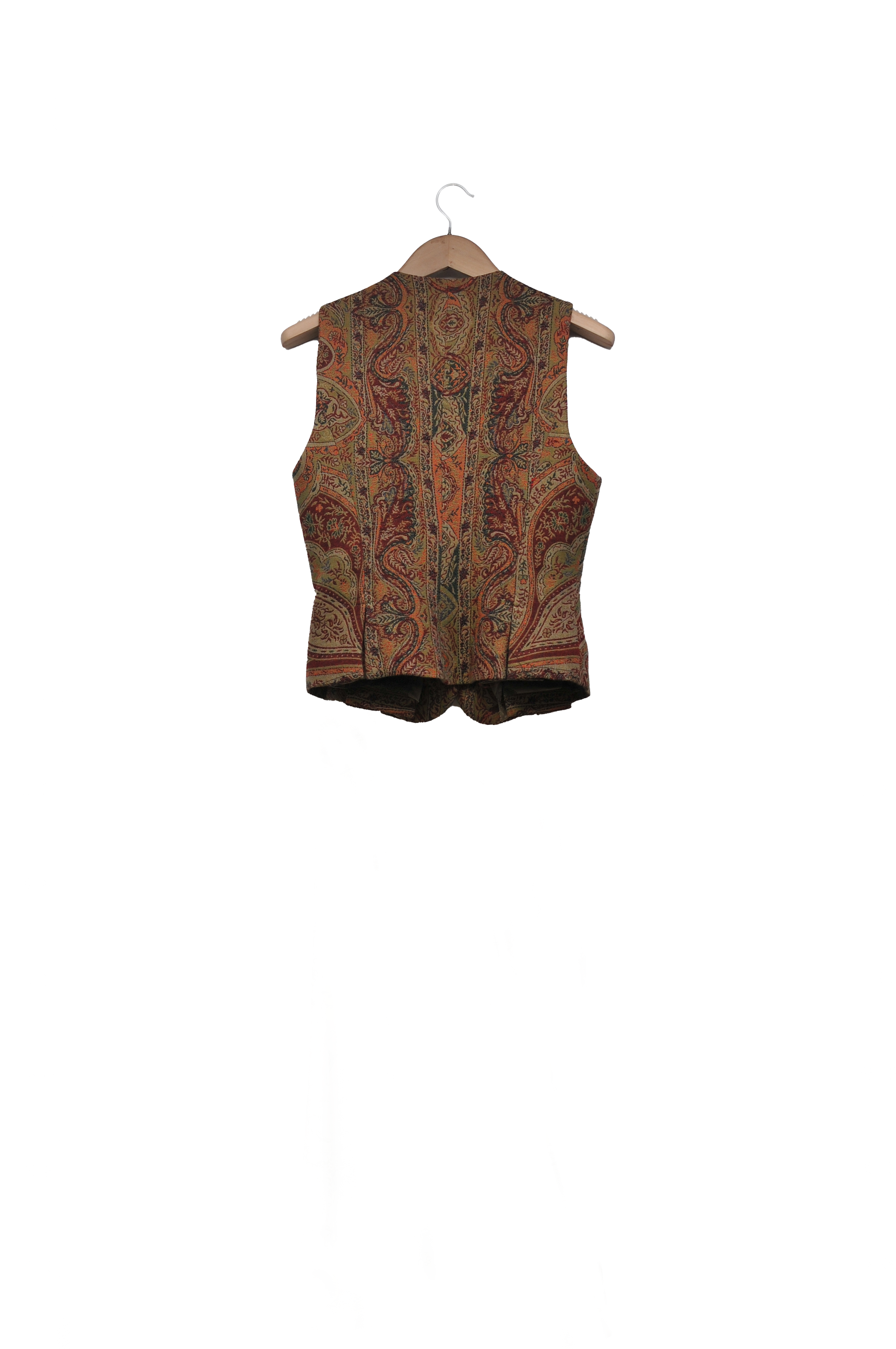 Jacquard Pleats Waistcoat