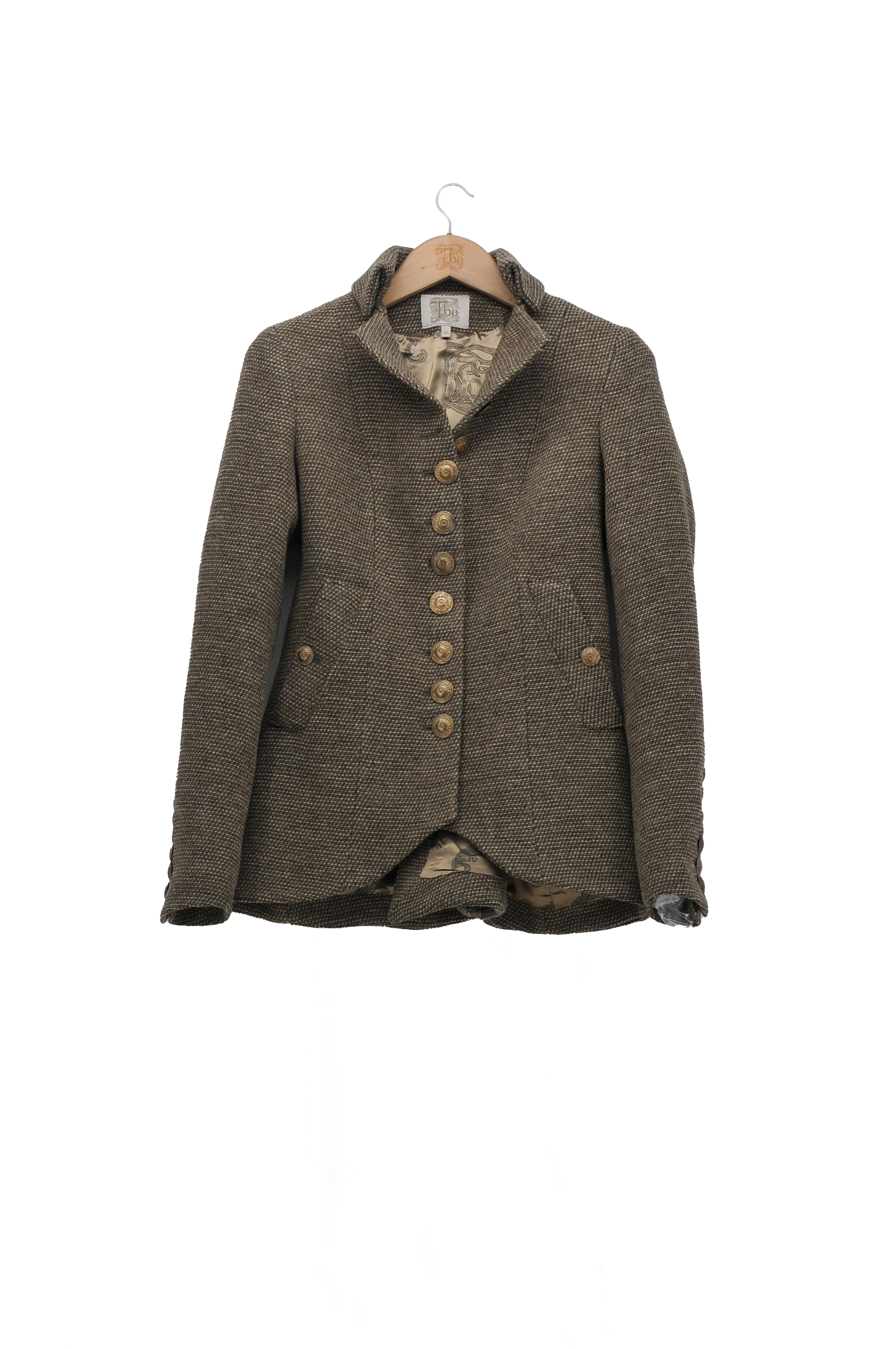 Tweed Knit Baltea Jacket