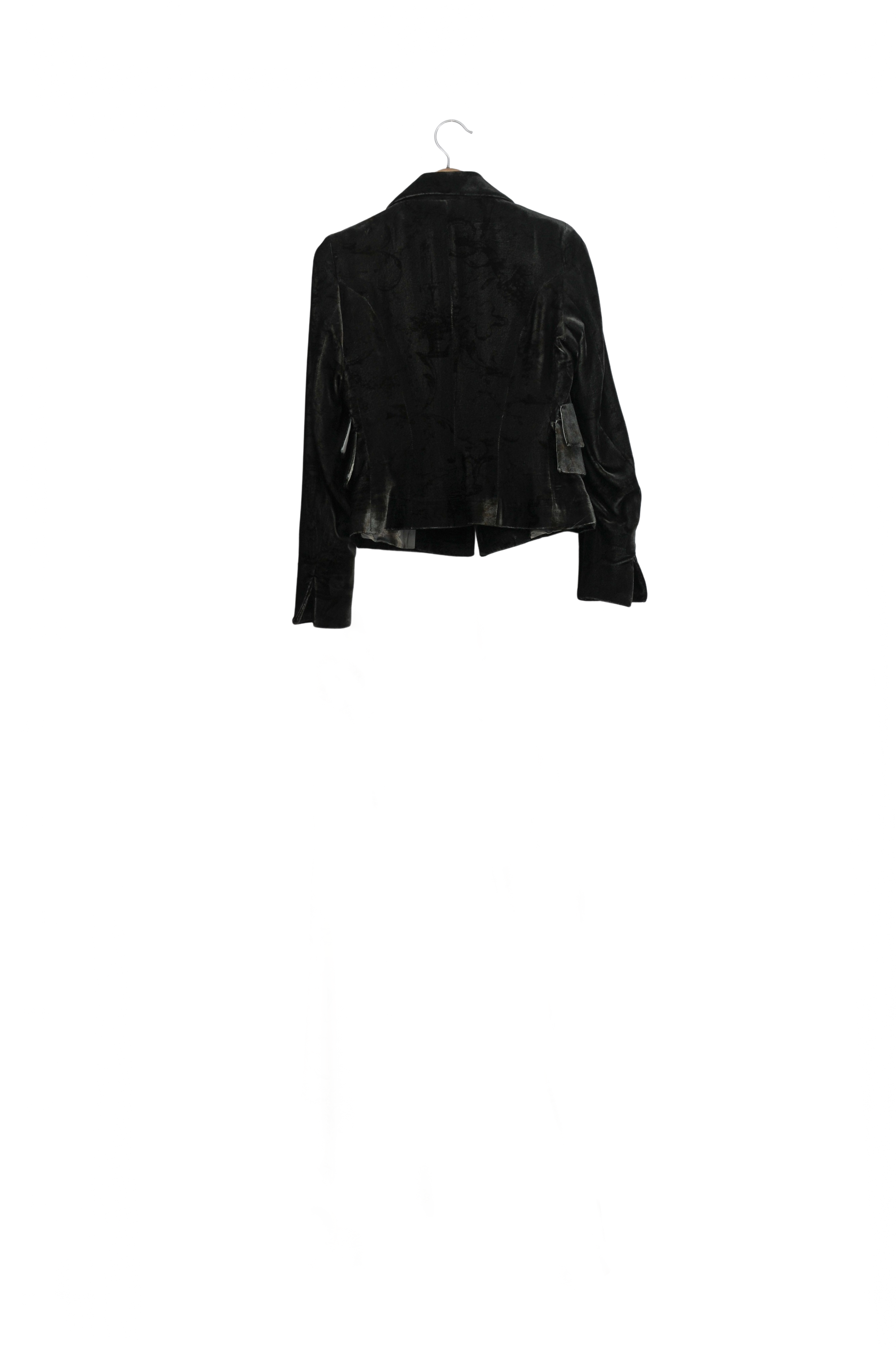 Silk Velvet Jazz Jacket - Print Rock