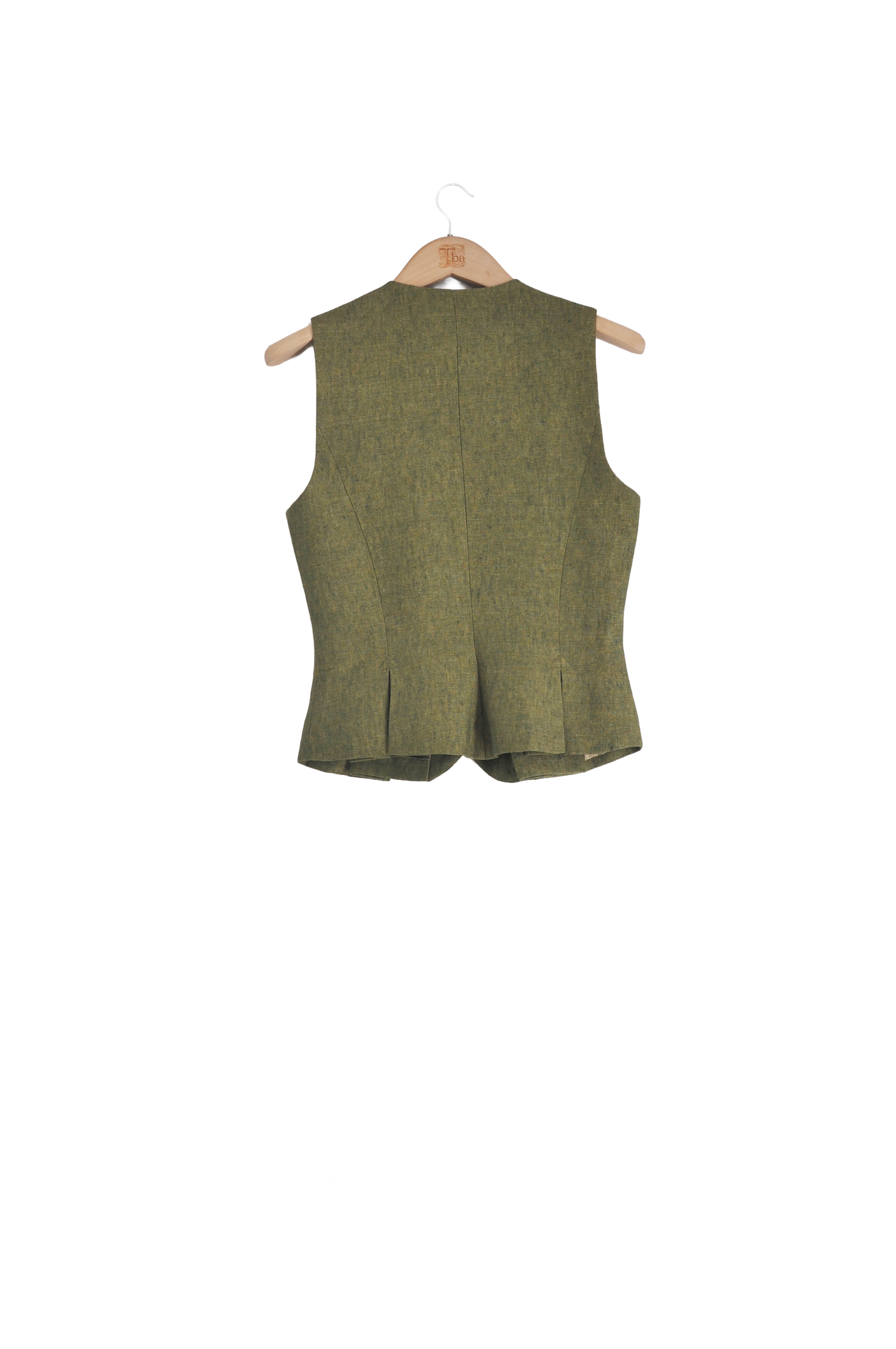 Linen Pleats Vest - Sandford