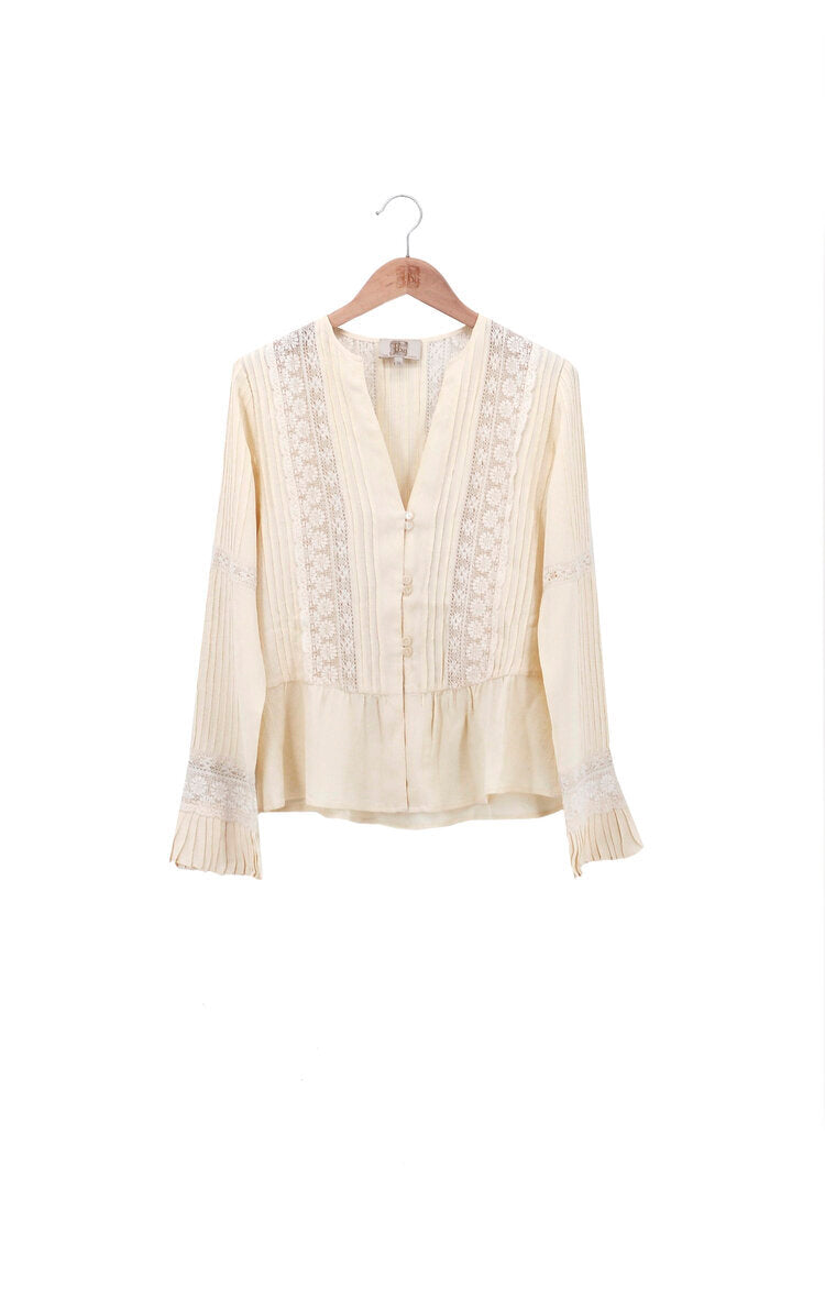 Lizzie Blouse - Natural