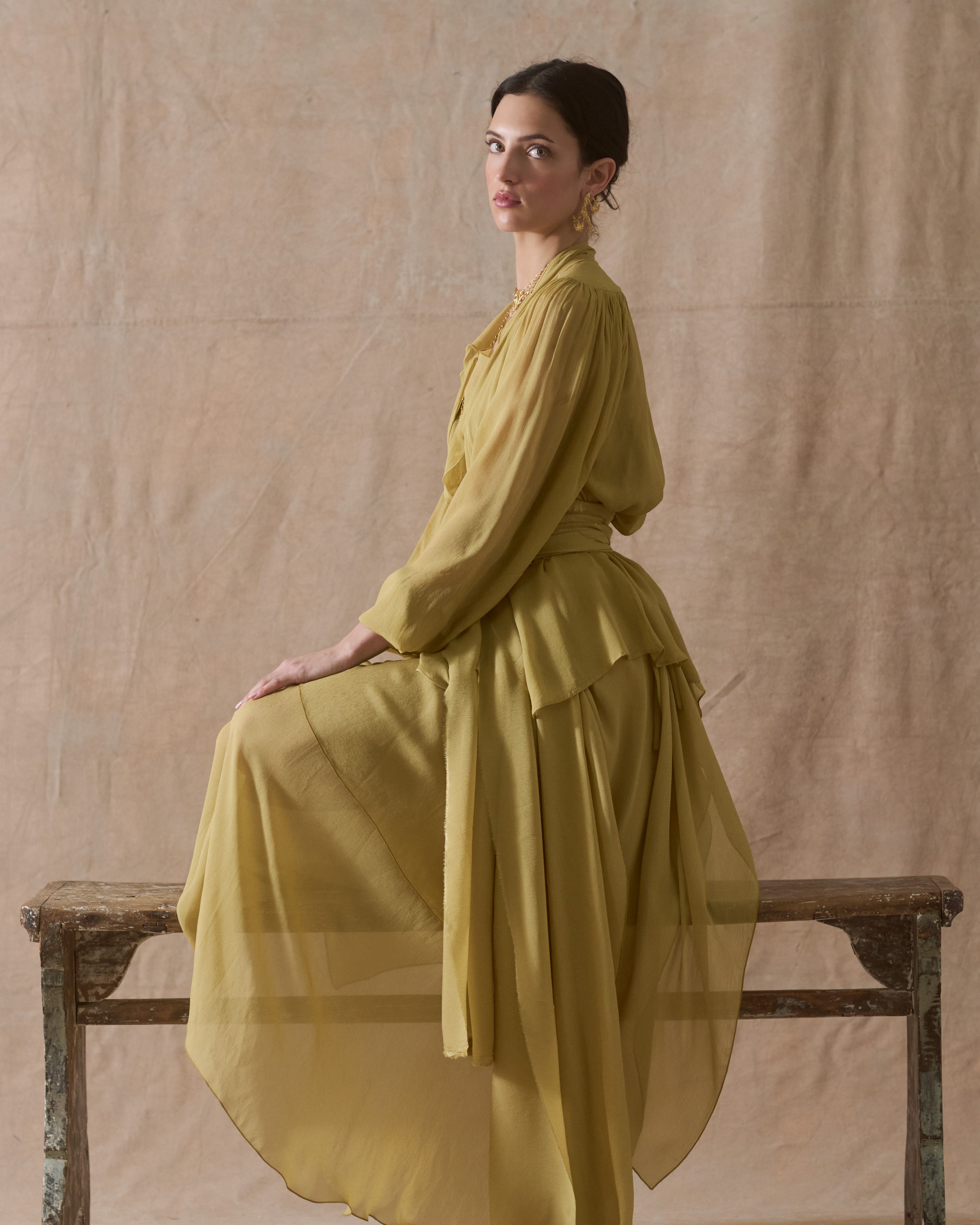 Blusa Crepe Pienza - Lima