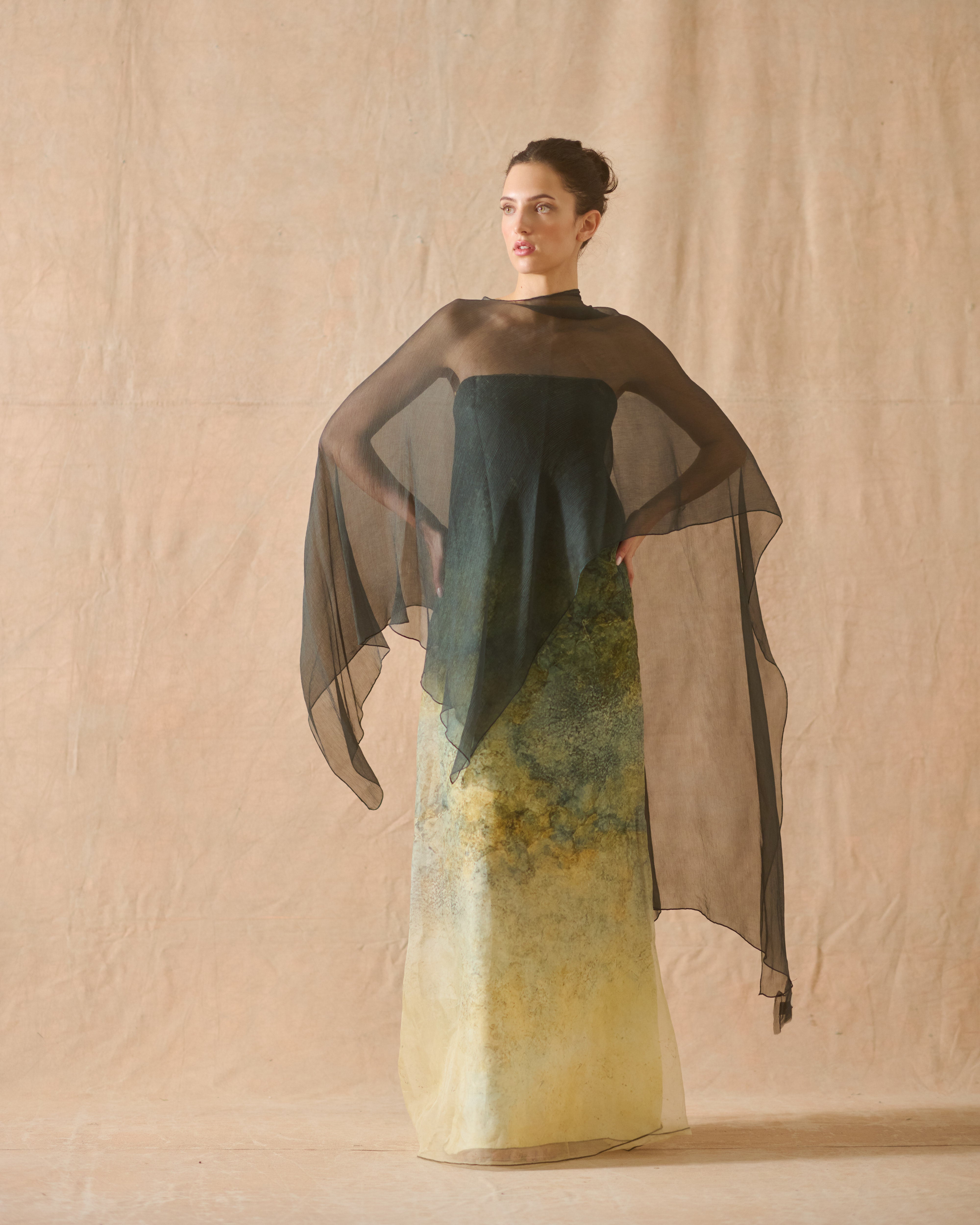 Chiffon T.ba Shawl