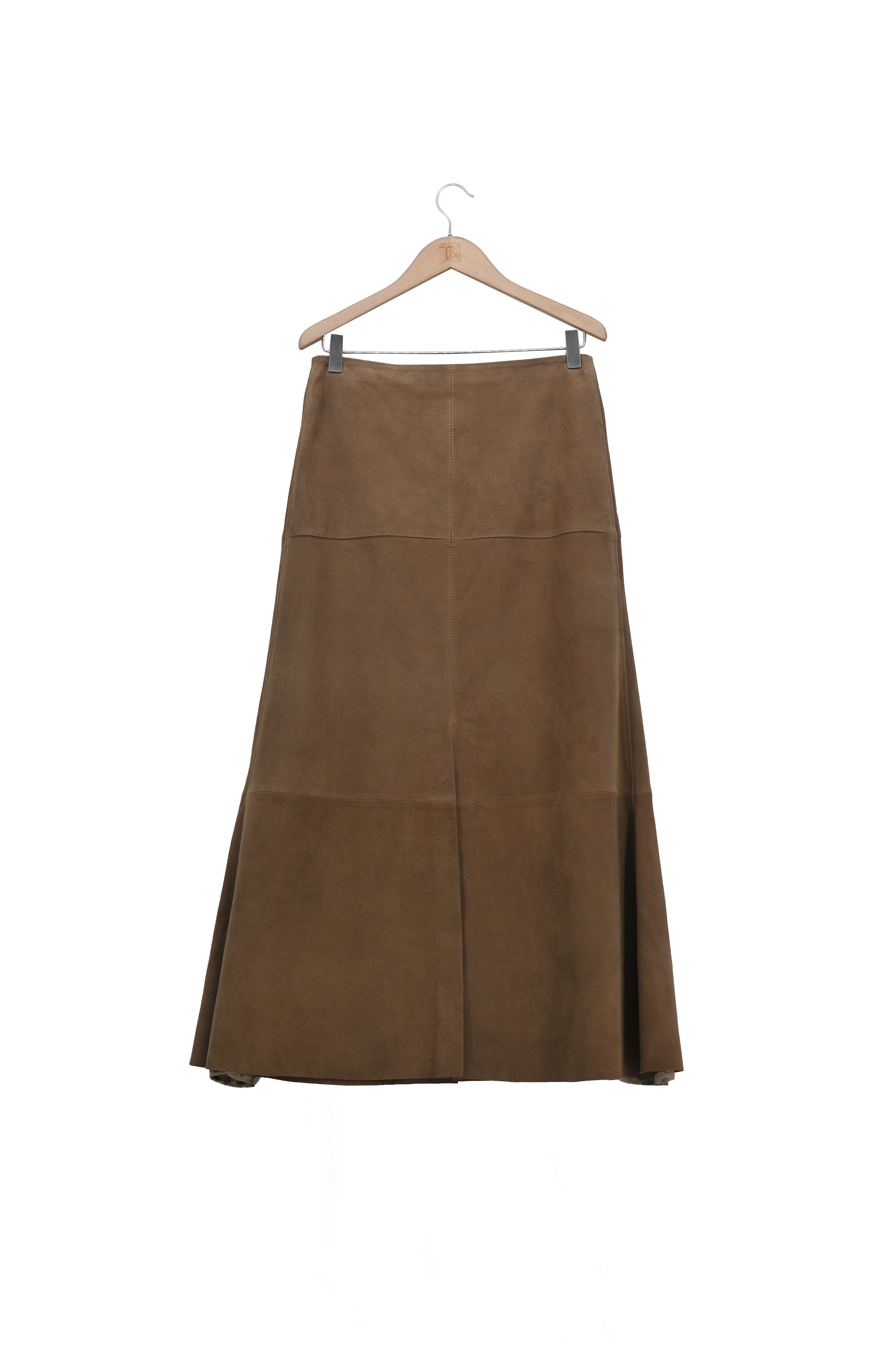 Suede Gypsy Skirt - Taupe