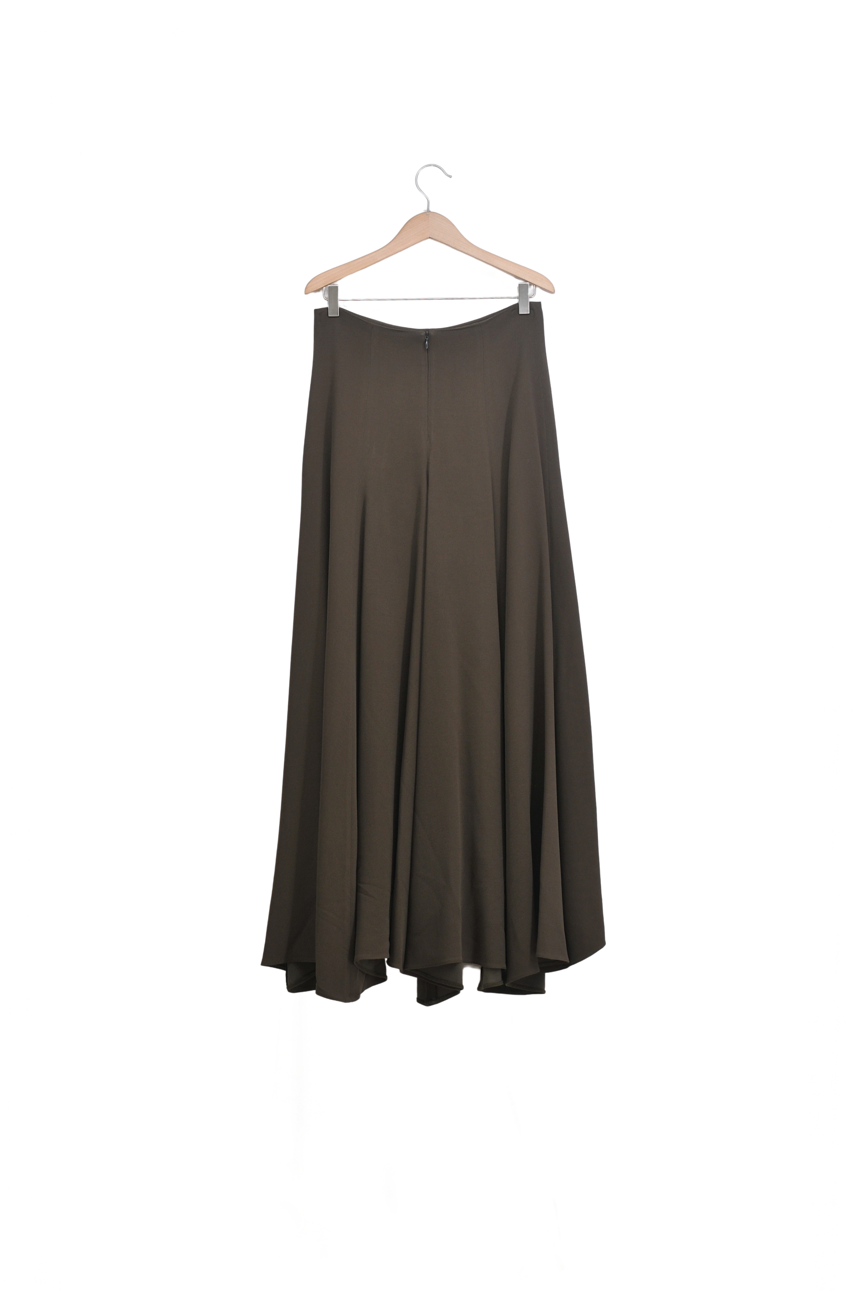 Crepe Bolero Skirt - Hunting Green