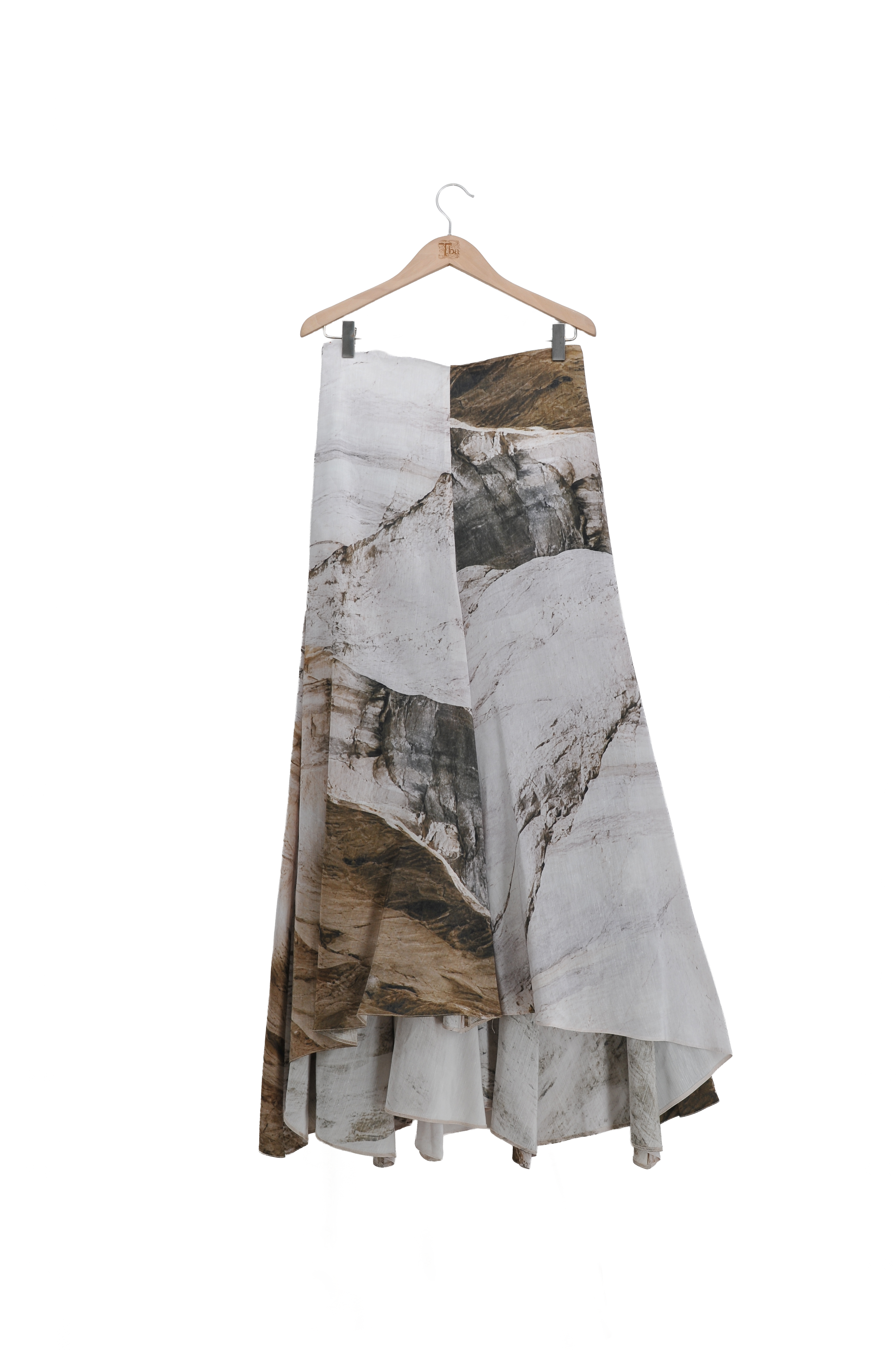 Falda Bolero de Seda Rústica - Moonmist