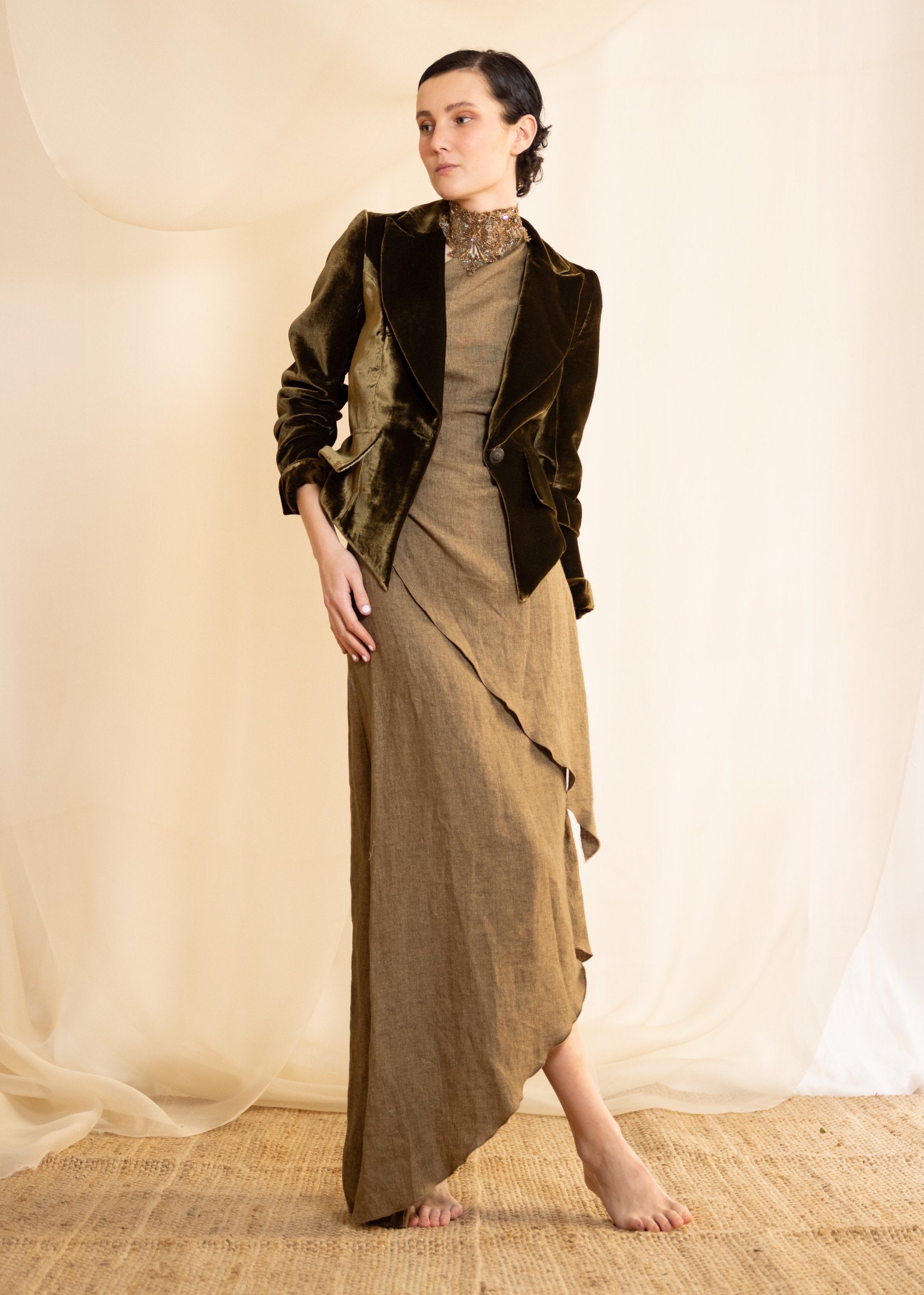 Silk Velvet Verdi Jacket