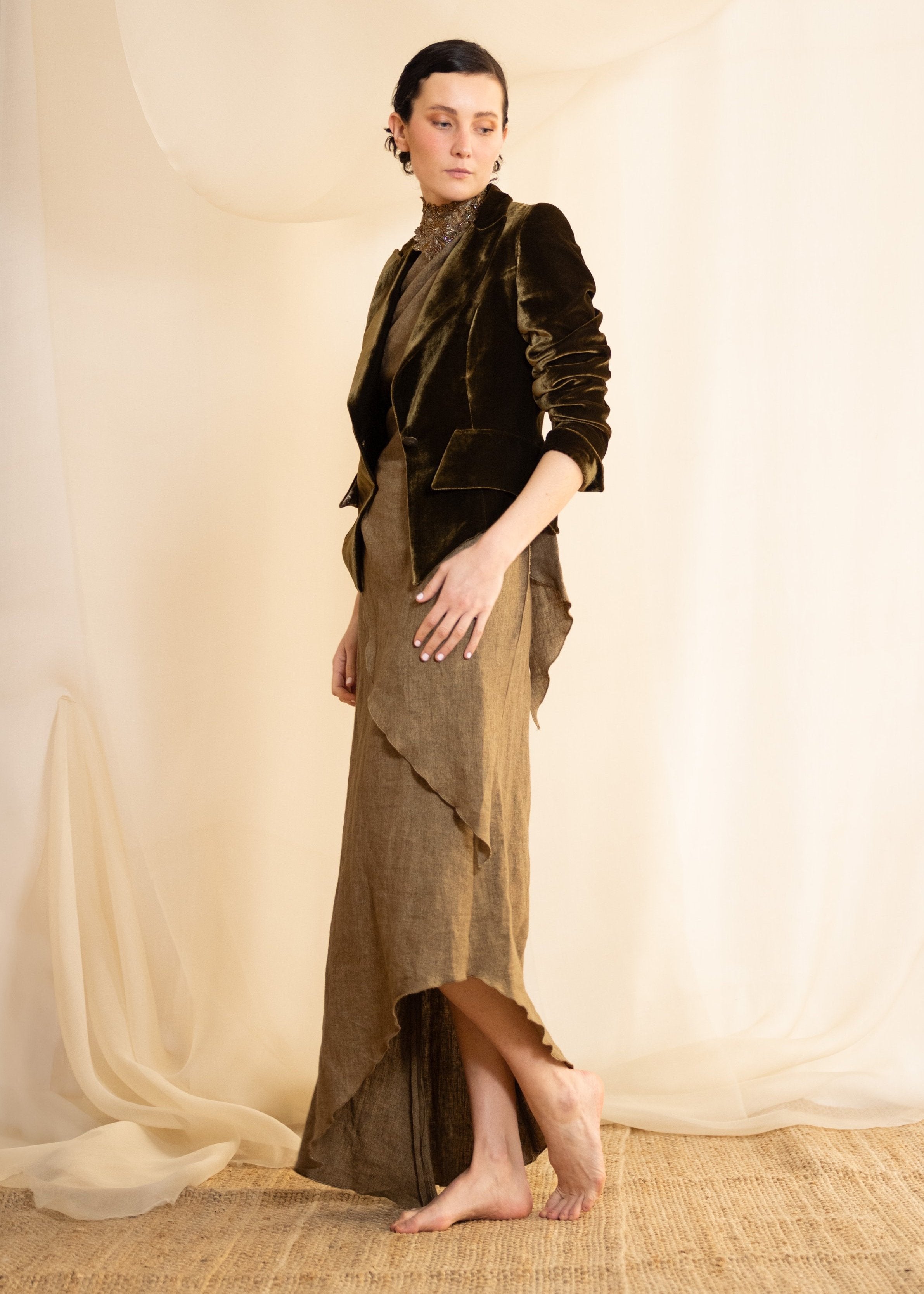 Silk Velvet Verdi Jacket