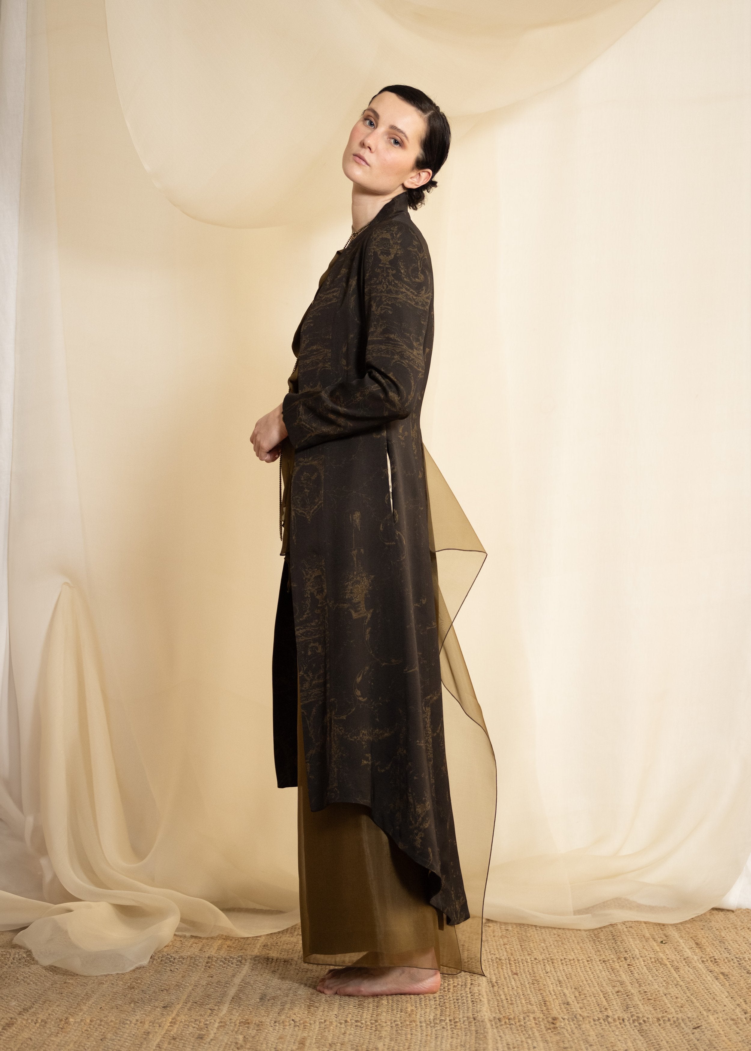 Sharkskin Ginebra Coat